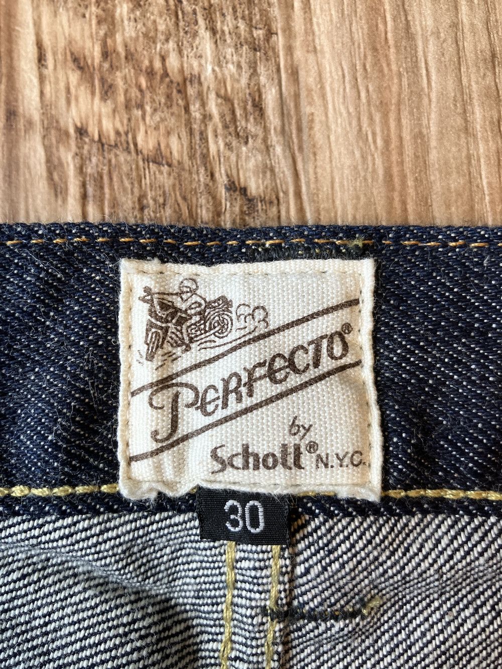 Schott Schott NYC W31 x L33 Perfecto Japan-made selvedge denim Size US 31 - 9 Thumbnail