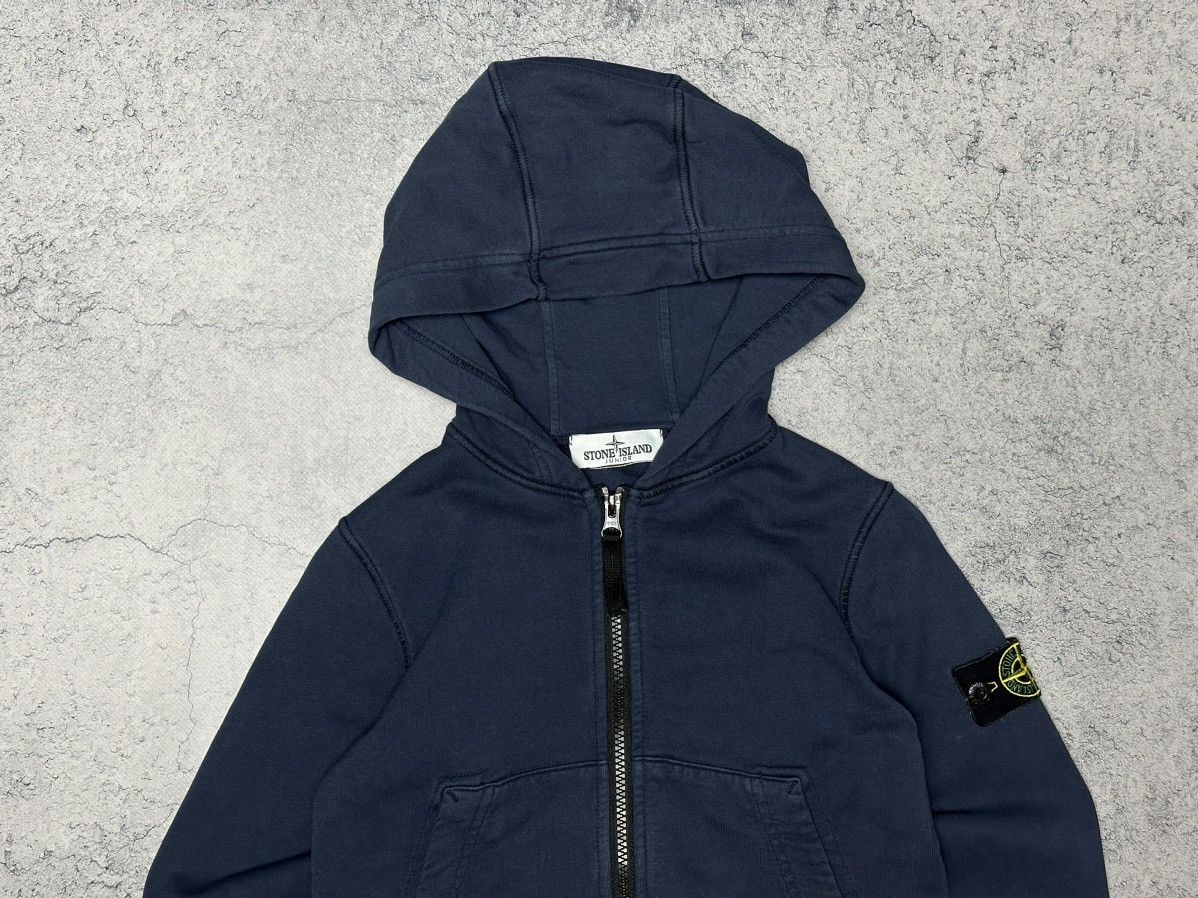 Stone Island Stone Island Junior Kids Zip Hoodie 6y/116cm Size US XXS / EU 40 - 2 Thumbnail