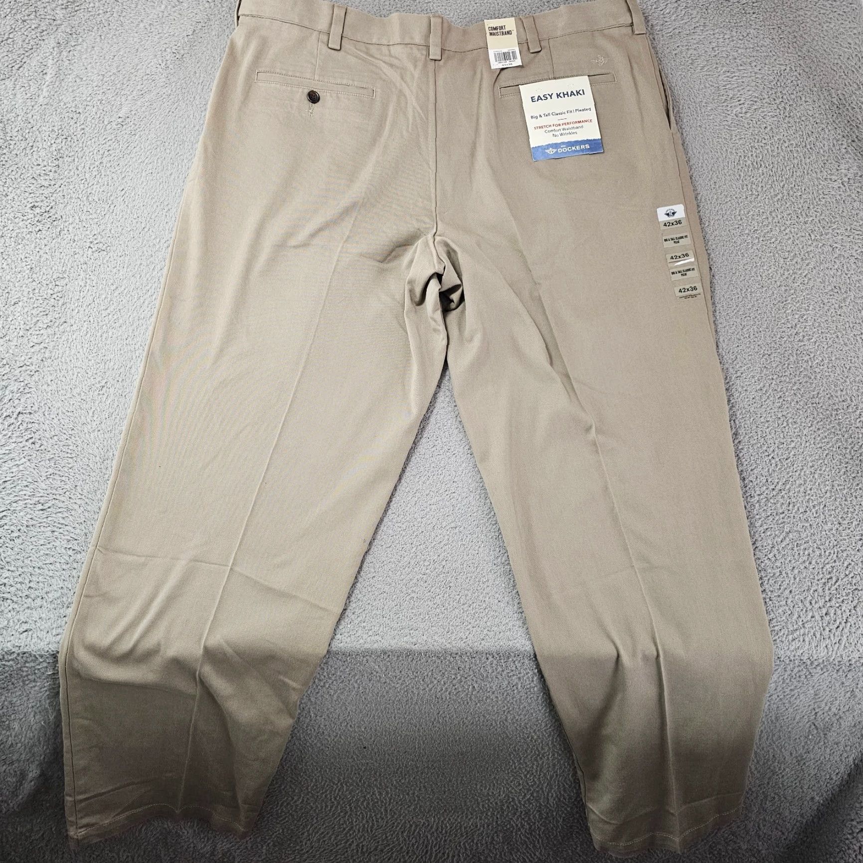 Dockers DOCKERS Pants Khaki Classic Fit 42x33 Mens Beige 42 Inseam Casual Workwear Straight Pocket Size US 42 / EU 58 - 7 Thumbnail