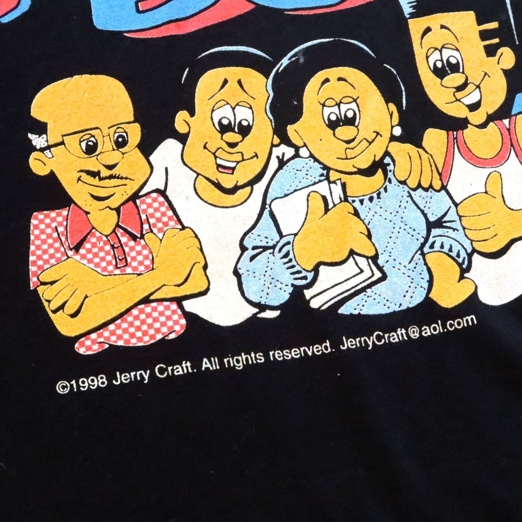 Vintage Vintage 90s Rare Jerry Craft Mama's Boyz T-Shirt XL Black Mens Shirt Vintage 90s Jerry Craft Mama's Boyz T-Shirt XL Black Mens Shirt Size US XL / EU 56 / 4 - 4 Thumbnail