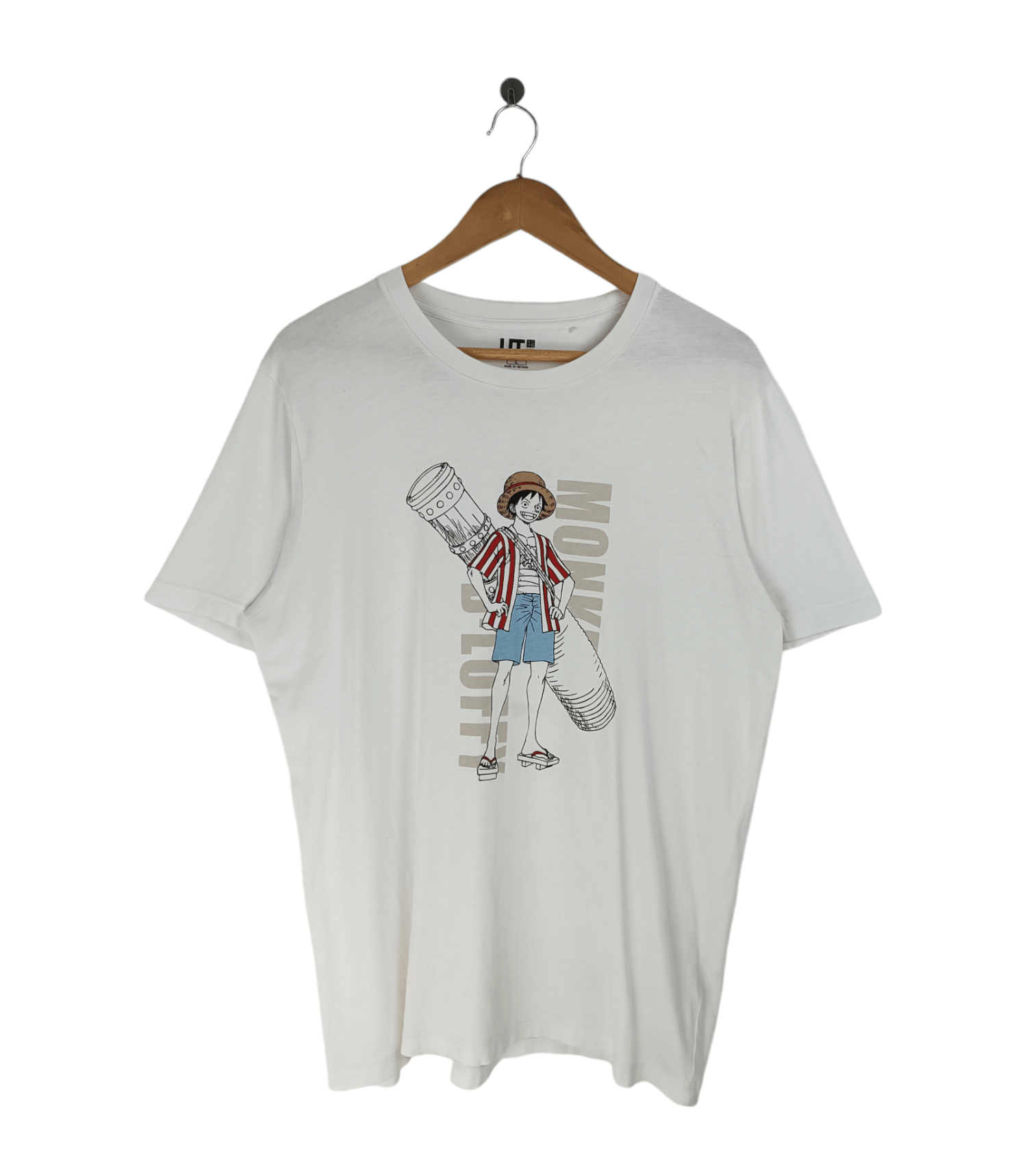 Anime VINTAGE MONKEY D LUFFY ONE PIECE STRAW HAT TS bleach jujutsu Size US L / EU 52-54 / 3 - 1 Thumbnail