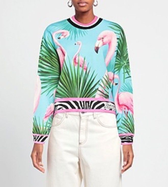 image of Dolce & Gabbana X Dj Khaled Sweatshirt in Blue, Women's (Size XL)