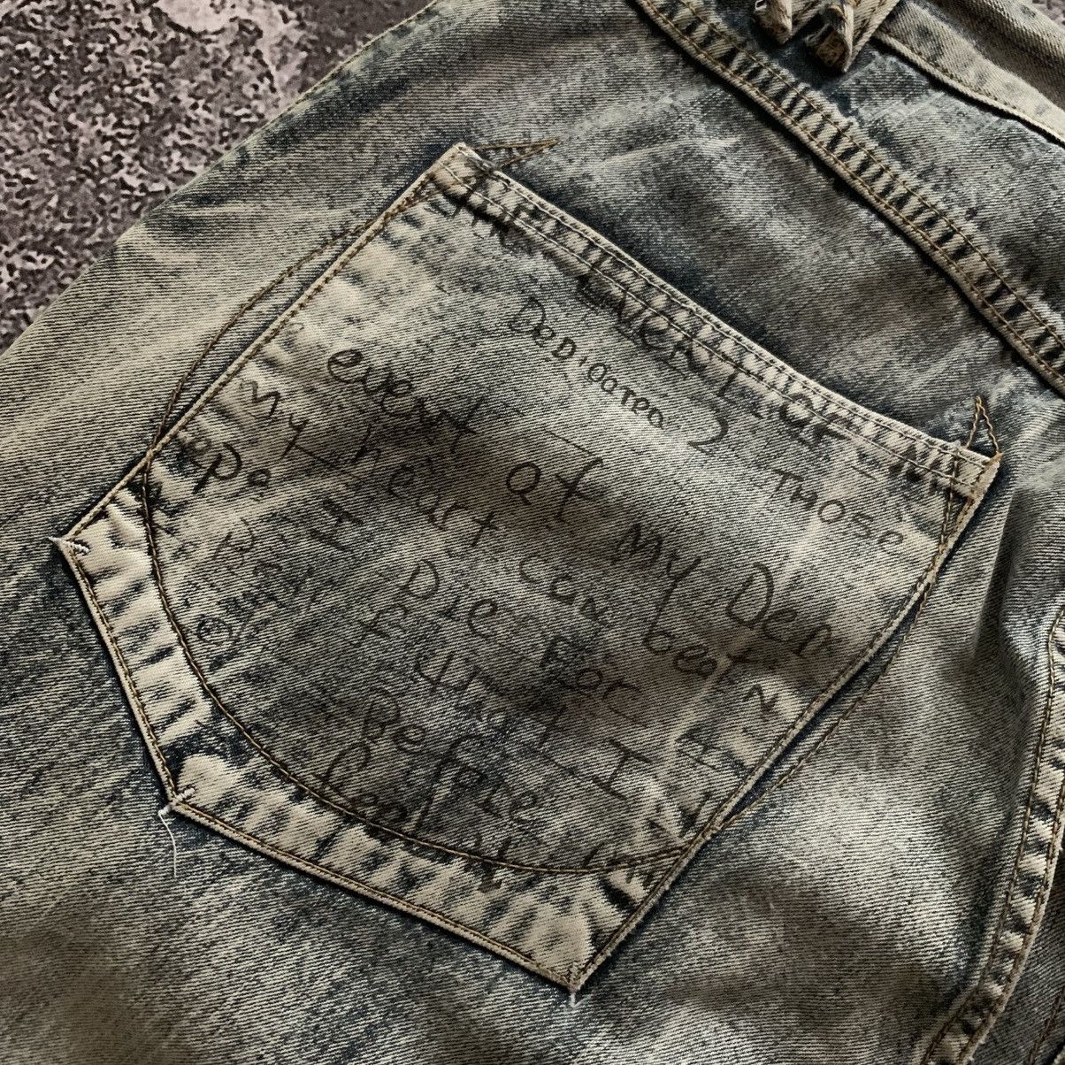 Makaveli Y2K - Makaveli Tupac Shakur Denim Baggy Pants Size US 34 / EU 50 - 11 Thumbnail