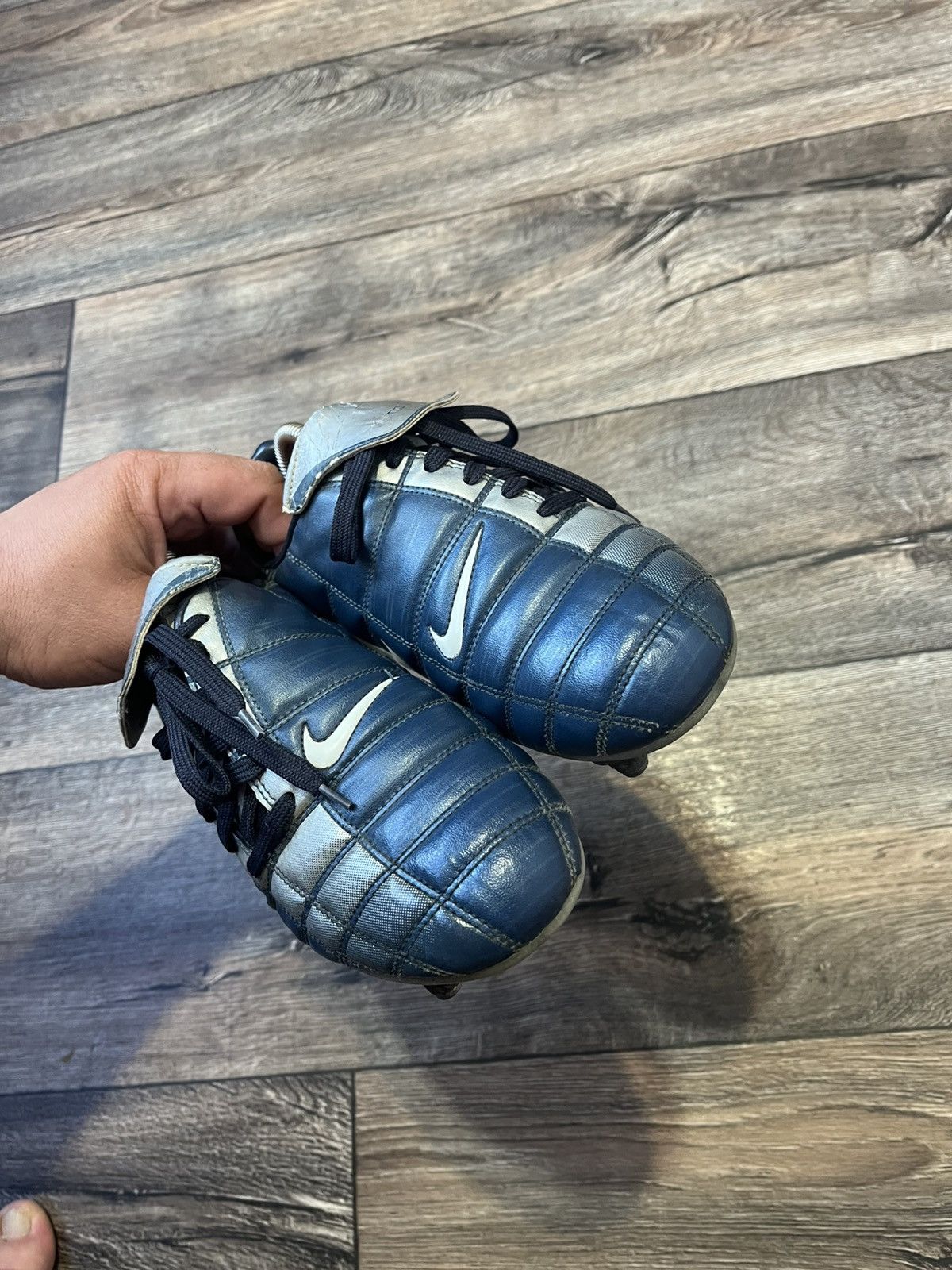 Nike × Vintage Vintage Nike Total90 Leather Football Soccer Boots US8,5 Size US 8.5 / EU 41-42 - 8 Thumbnail