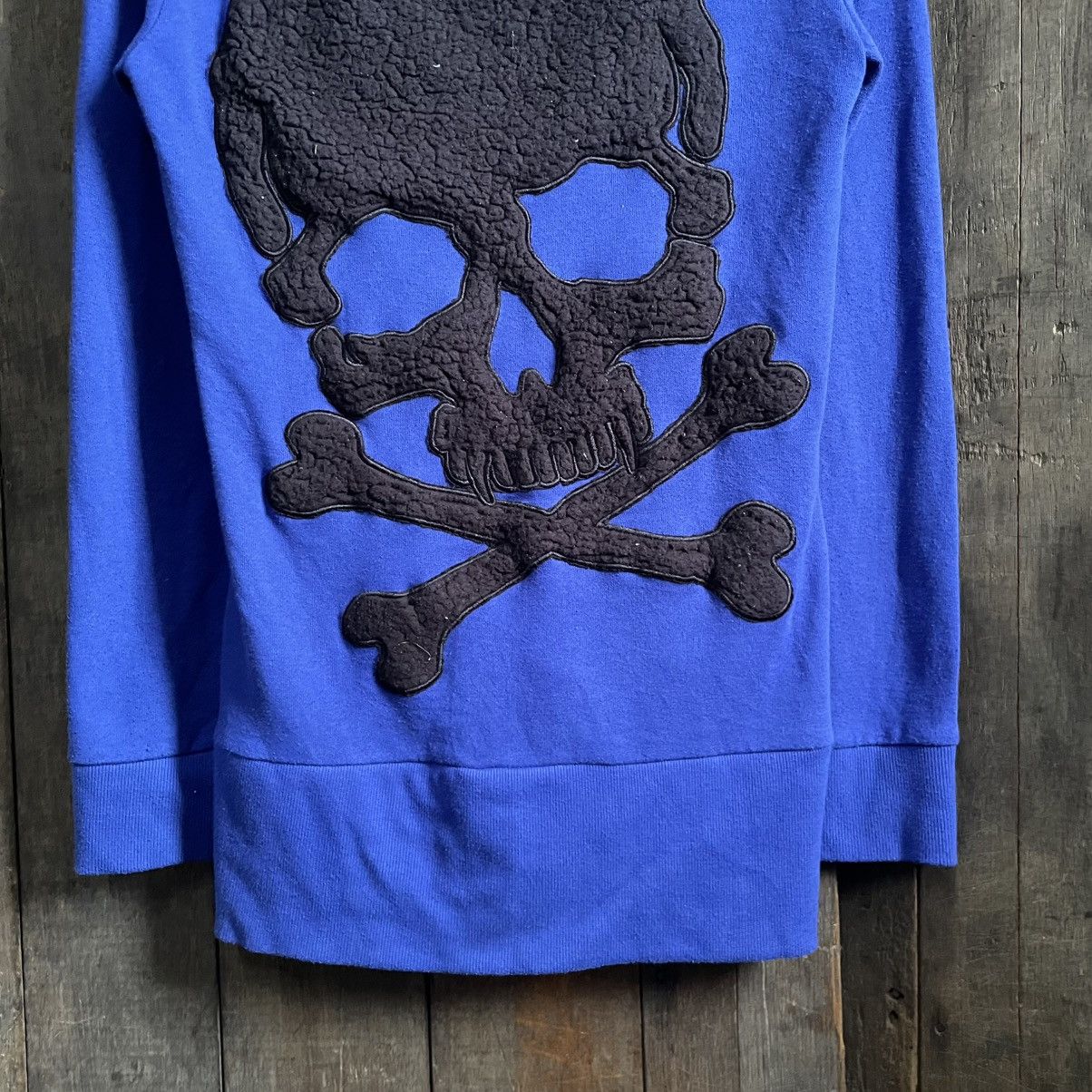 Beauty Beast Vintage Cornflake Skulls Punk y2k Hoodie Size US L / EU 52-54 / 3 - 5 Thumbnail