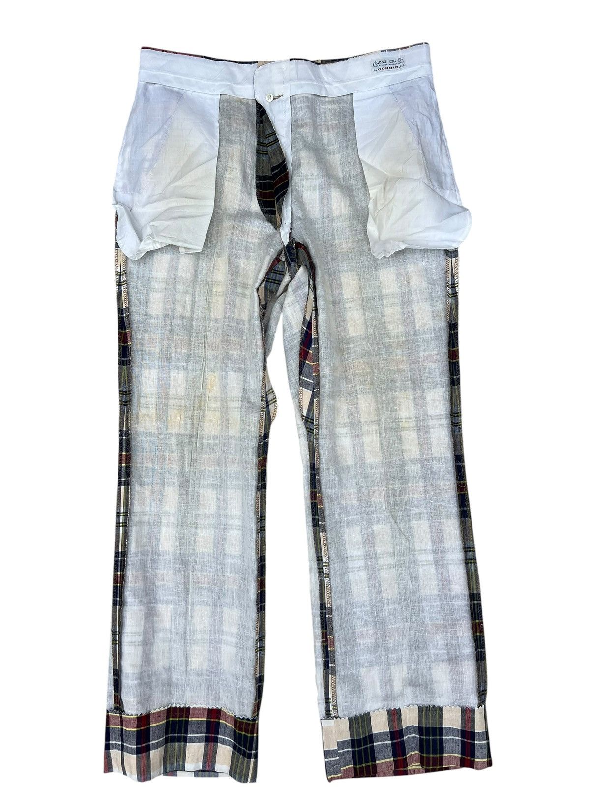 Corbin 60s 70s Hand Woven India Madras by Corbin Talon Zip Trouser Size US 36 / EU 52 - 20 Thumbnail