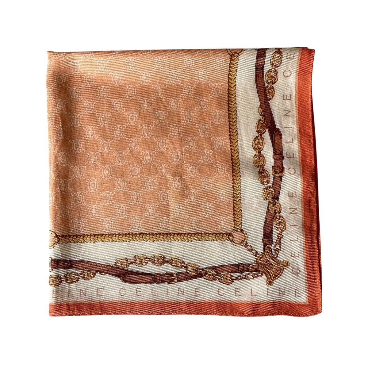 Celine Lot Of 2 Celine Paris Large Designer Handkerchief Size ONE SIZE - 9 Thumbnail