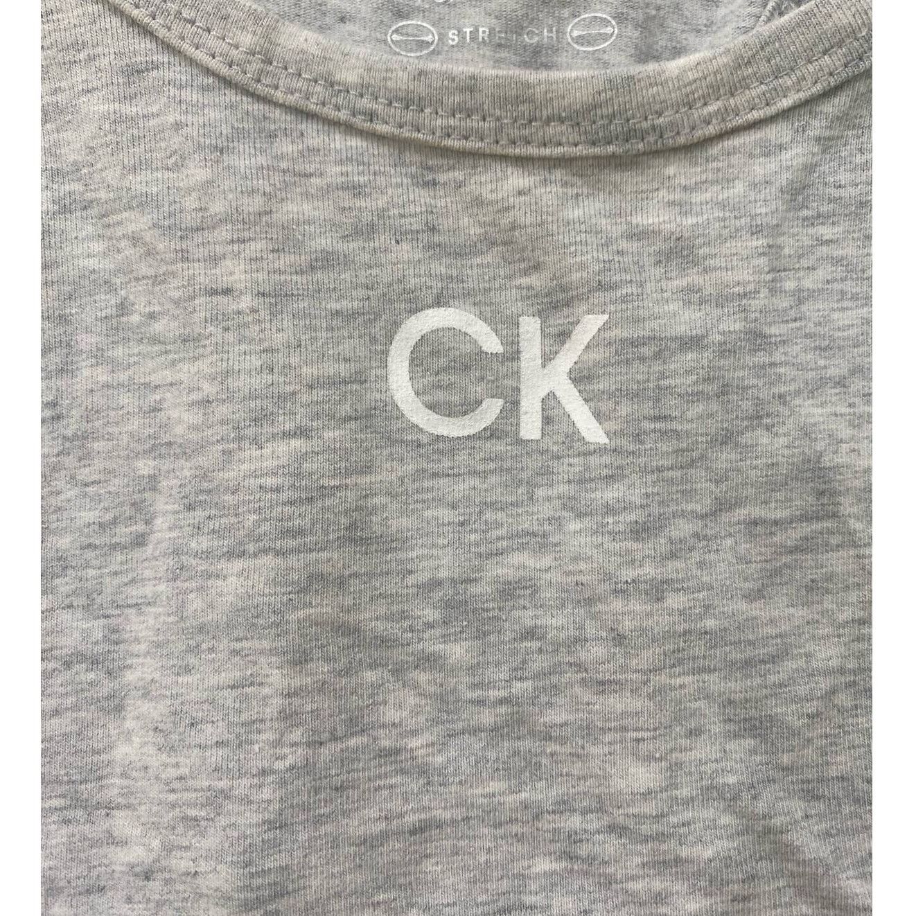 Calvin Klein CALVIN KLEIN PERFORMANCE Racerback Crop Top Grey Small Size M / US 6-8 / IT 42-44 - 5 Thumbnail