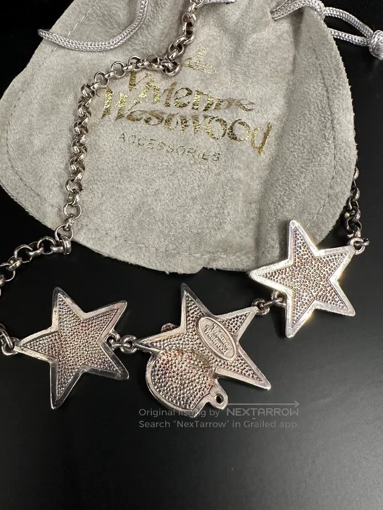 Vivienne Westwood Vivienne Westwood Star brooch - woven Saturn necklace Size ONE SIZE - 4 Thumbnail