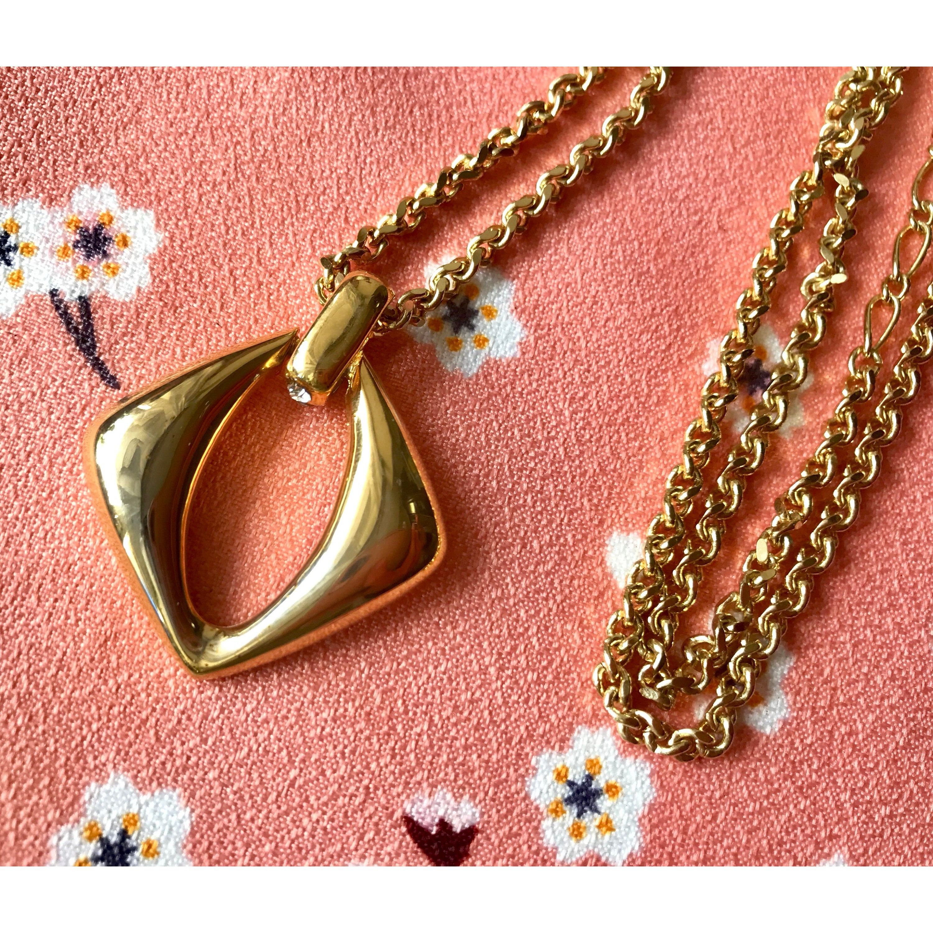 Yves Saint Laurent Vintage Yves Saint Laurent, YSL golden chain necklace Size ONE SIZE - 8 Thumbnail