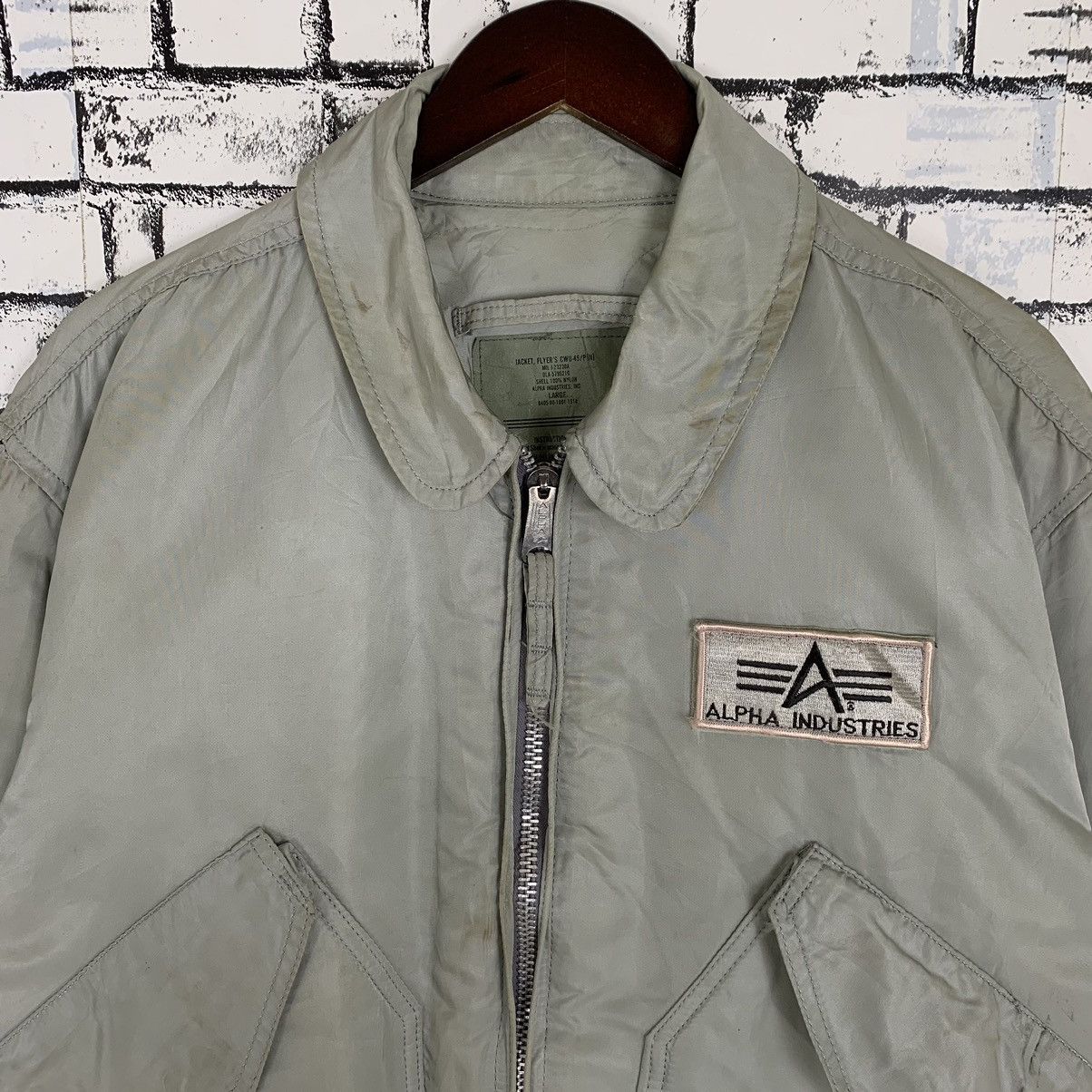Alpha Industries Alpha Industries CW Flight Jacket Alpha Bomber Jacket Size US L / EU 52-54 / 3 - 2 Thumbnail