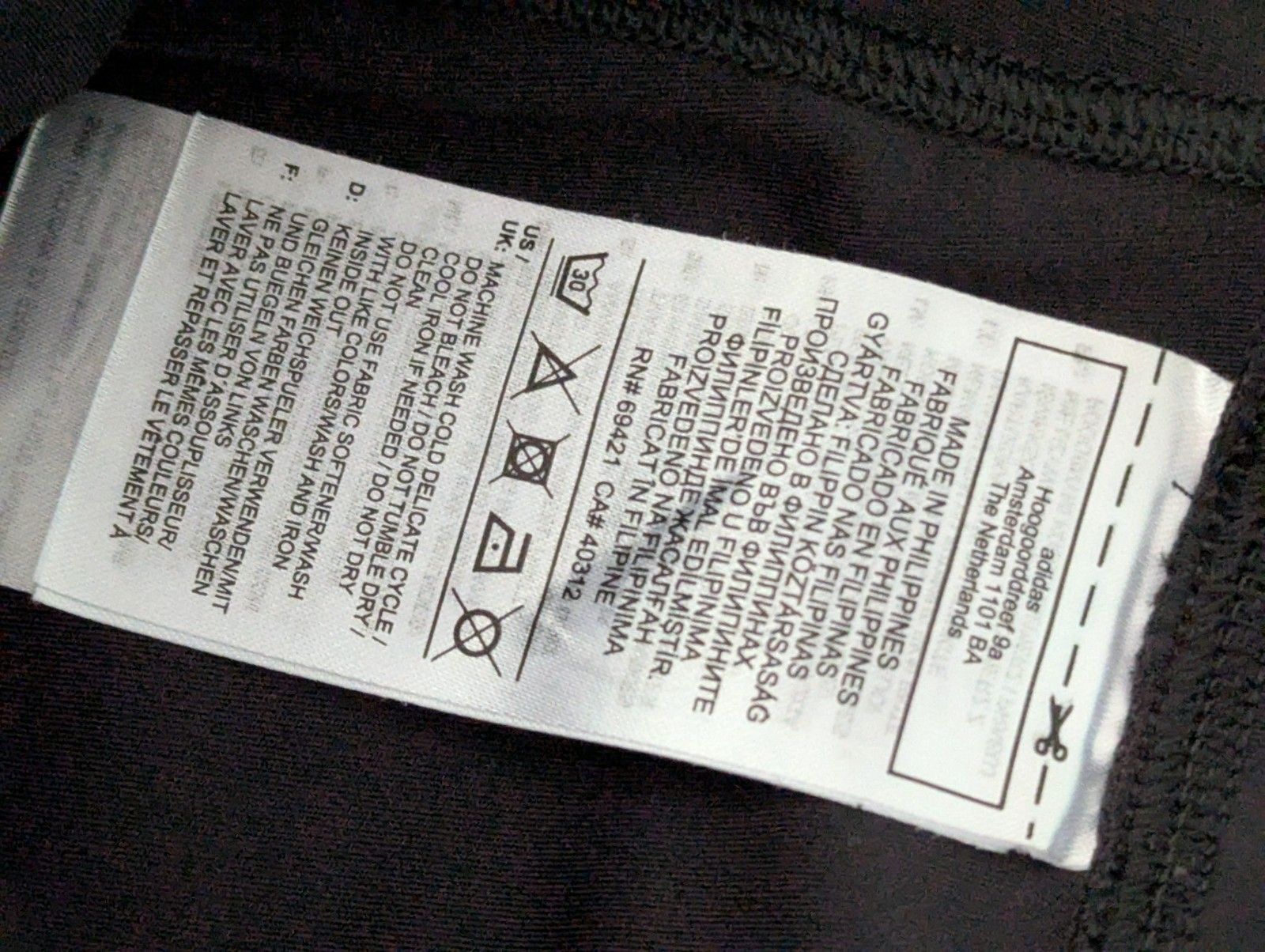Reebok Reebok Athletic Leggings Large Black Womens Running Pants Size 34" / US 12 / IT 48 - 5 Thumbnail