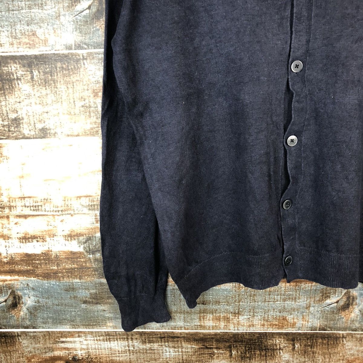 Japanese Brand Uniqlo japan Black Cardigan Knitwear #A1345 Size US L / EU 52-54 / 3 - 7 Thumbnail
