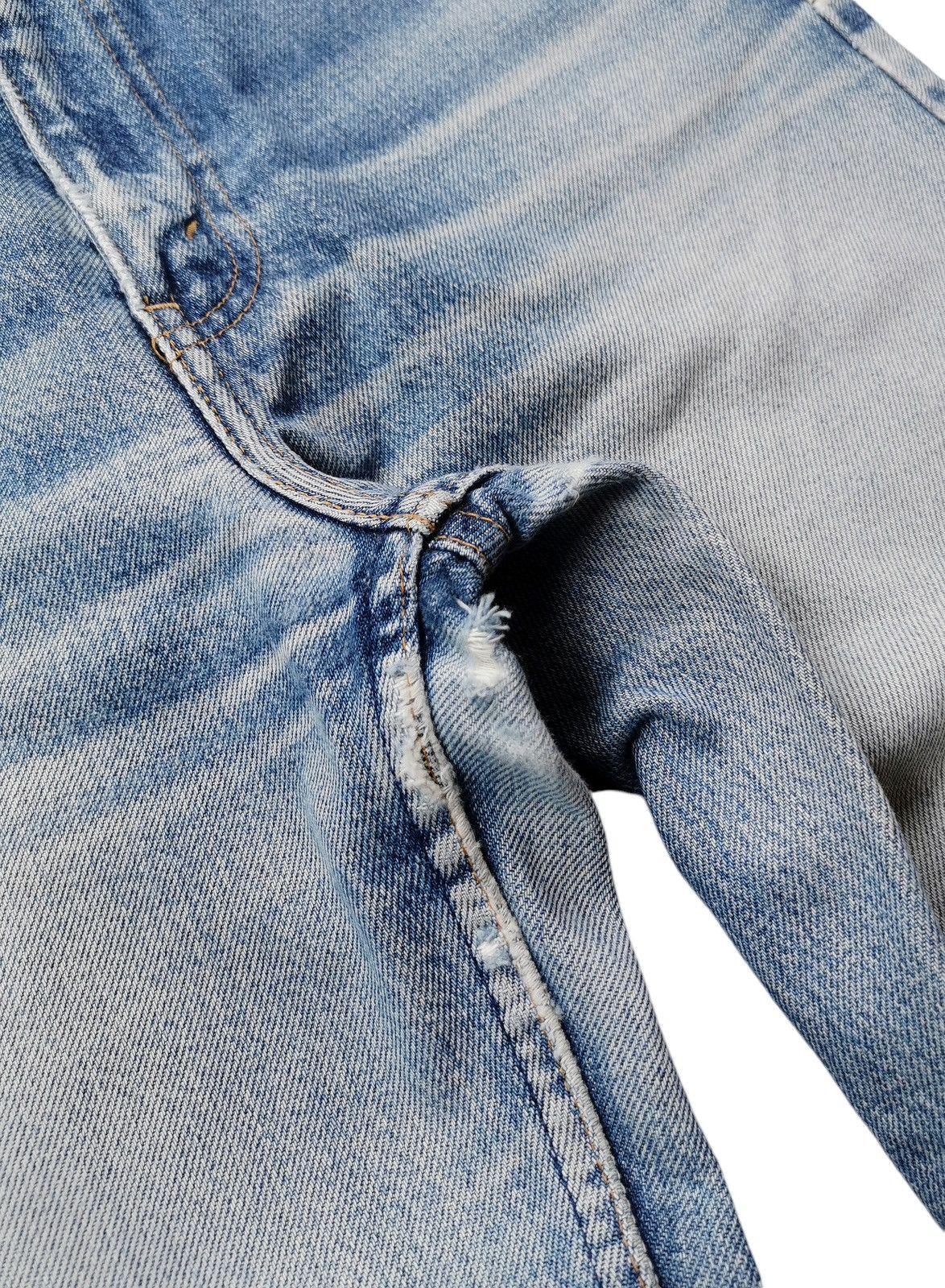 Levi's Vintage Levis Jeans 515 Distressed Faded Blue Denim Size 25" / US 0 / IT 36 - 5 Thumbnail