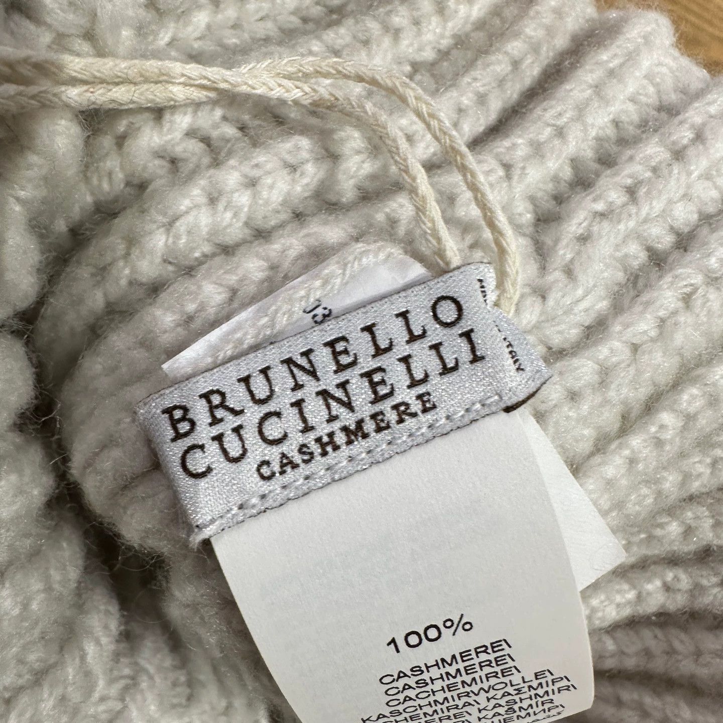 Brunello Cucinelli Brunello Cucinelli Beaded Cashmere Knit Beanie S Size ONE SIZE - 3 Thumbnail