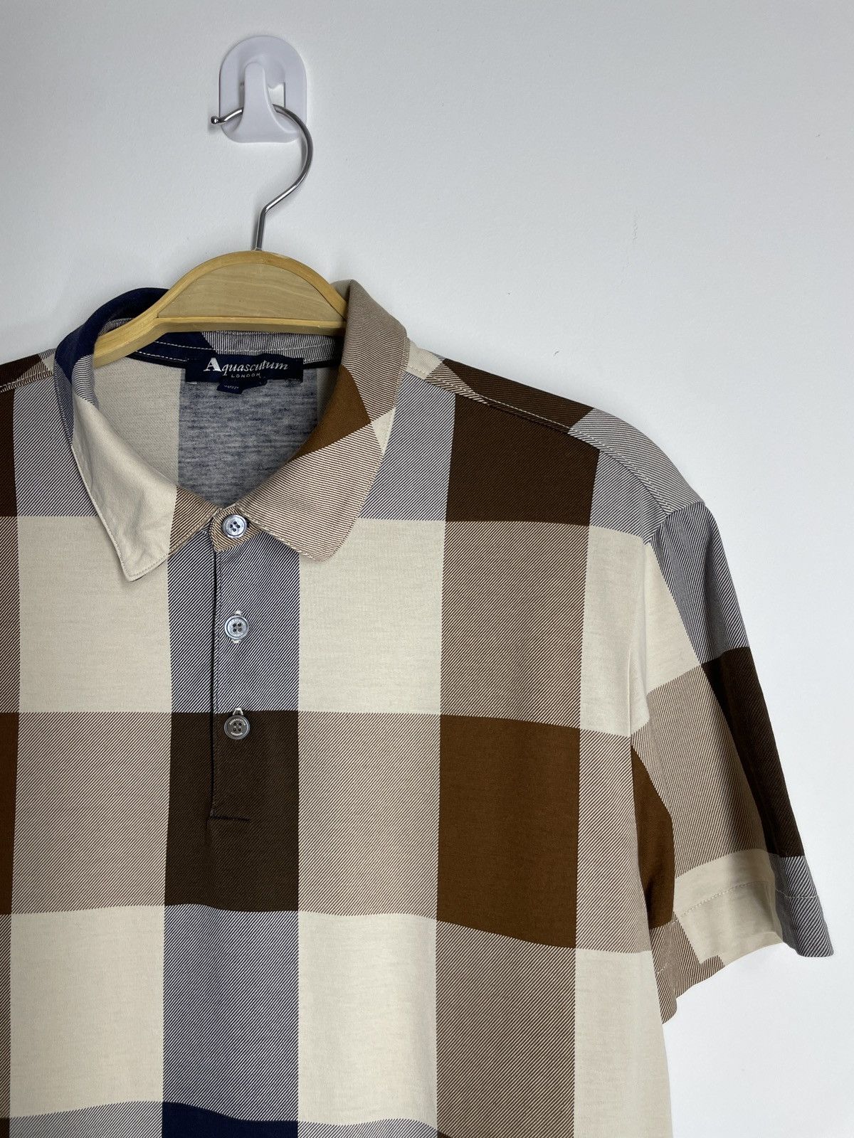 Aquascutum Aquascutum Polo shirt checkered Size US M / EU 48-50 / 2 - 5 Thumbnail