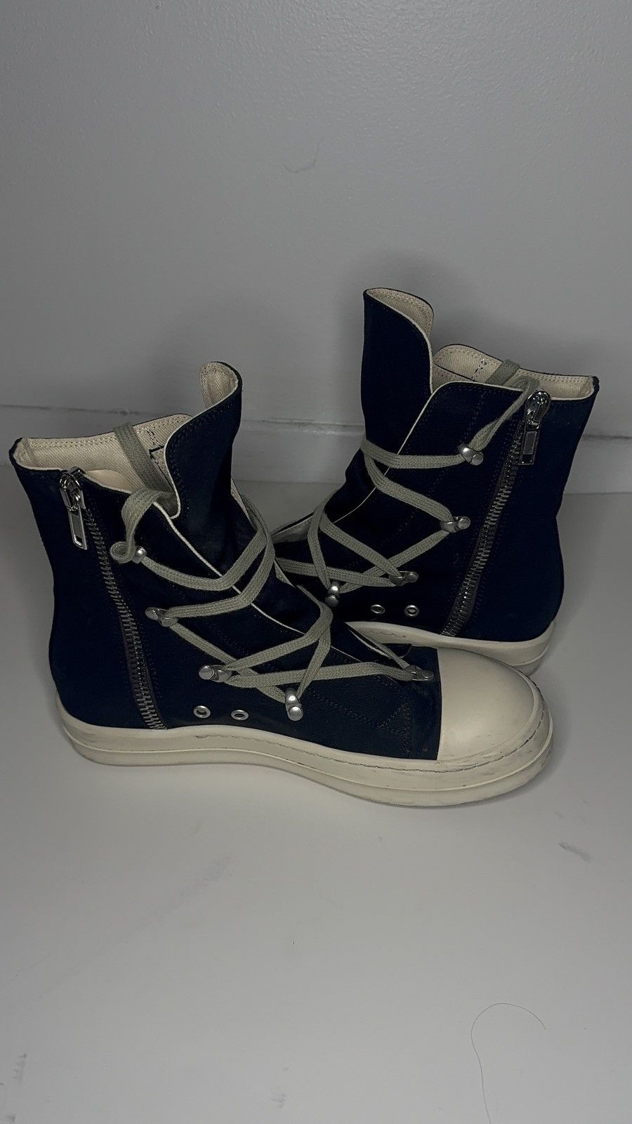 Rick Owens Rick Owens DRKSHDW Hexa High-Top Sneakers Size US 7 / EU 40 - 1 Thumbnail