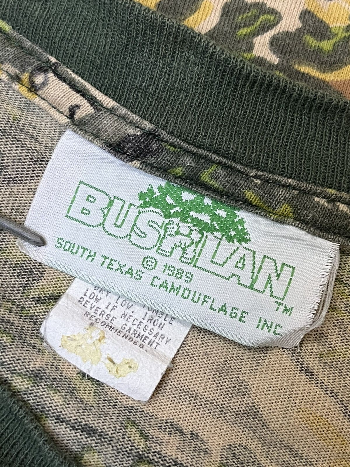 COLIMBO VINTAGE 1989 BUSHLAN SOUTH TEXAS CAMOUFLAGE L/S T SHIRT Size US M / EU 48-50 / 2 - 11 Thumbnail