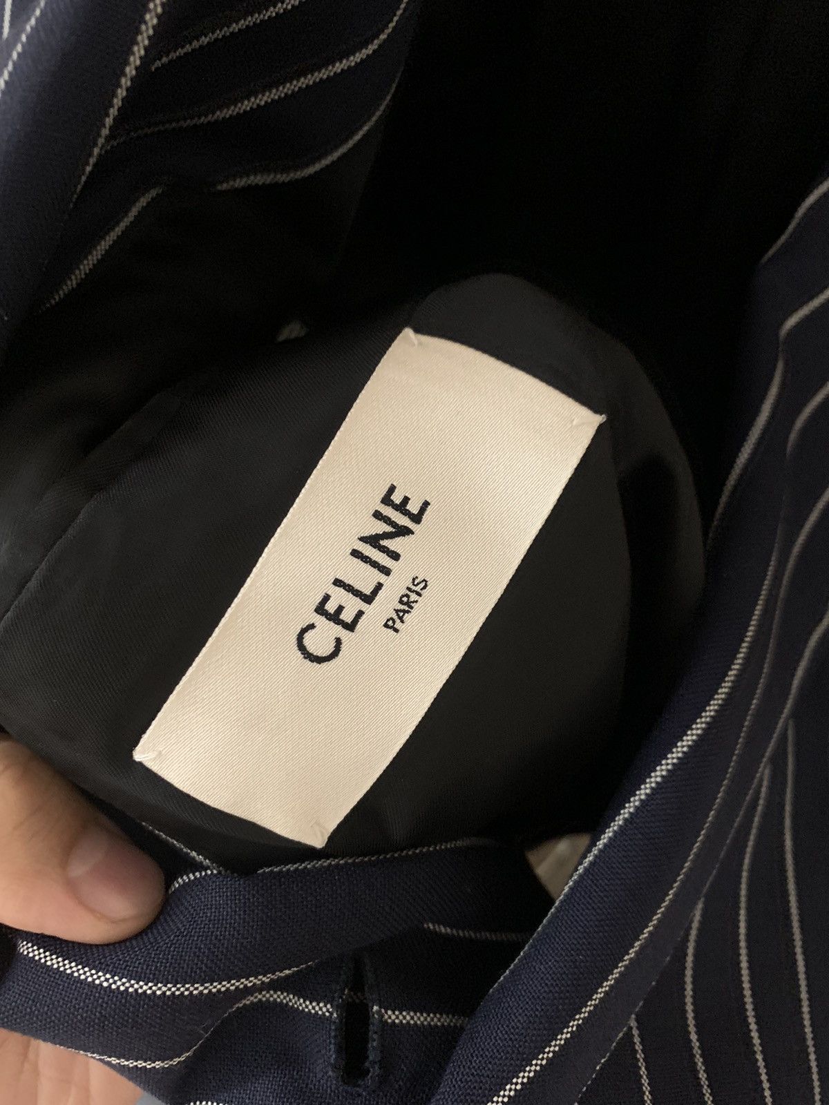 Celine Celine 2019SS Navy Tennis Stripe Blazer Size US S / EU 44-46 / 1 - 3 Thumbnail