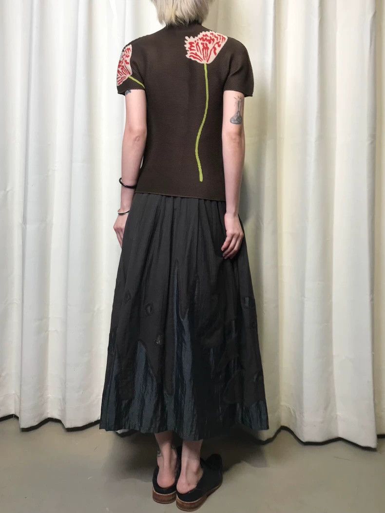 Issey Miyake Issey Miyake Forest-style pleated skirt Size 42" / US 20 - 3 Thumbnail