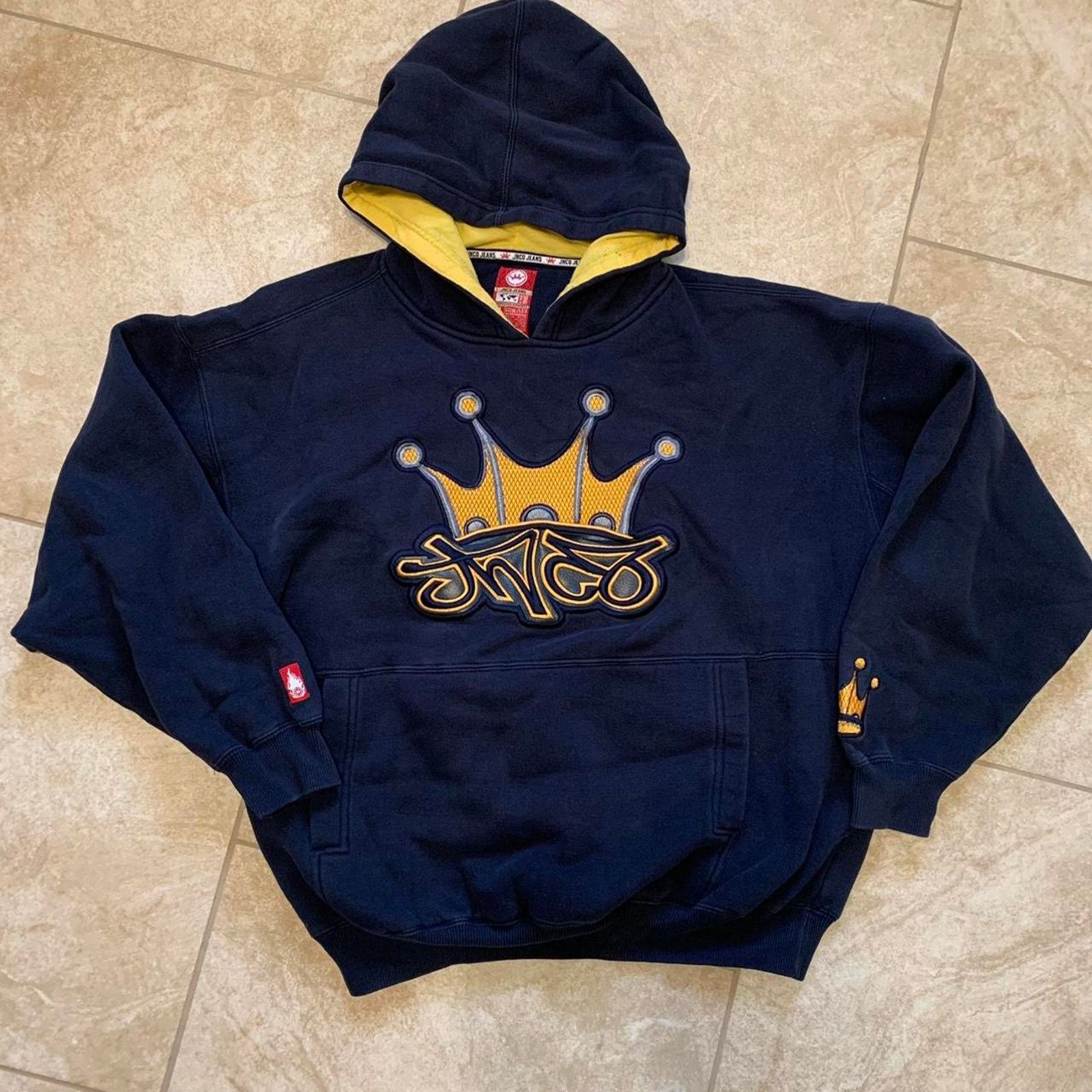 JNCO Y2k JNCO Crown Heavyweight Hoodie Size US M / EU 48-50 / 2 - 2 Thumbnail