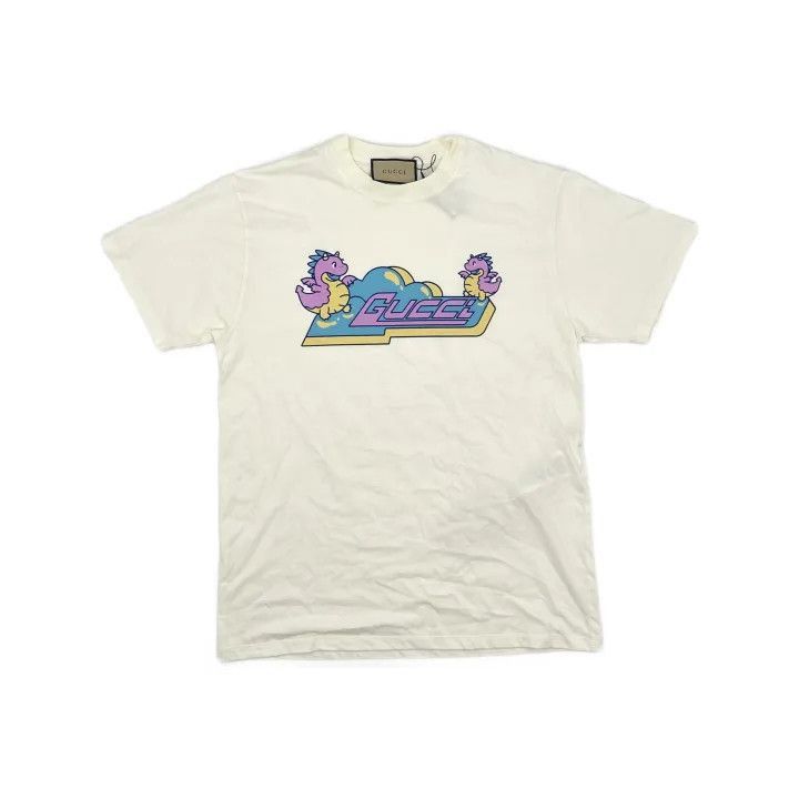 Gucci GUCCI Cartoon Print Short Sleeve T-Shirt-2507 Size M / US 6-8 / IT 42-44 - 1 Thumbnail