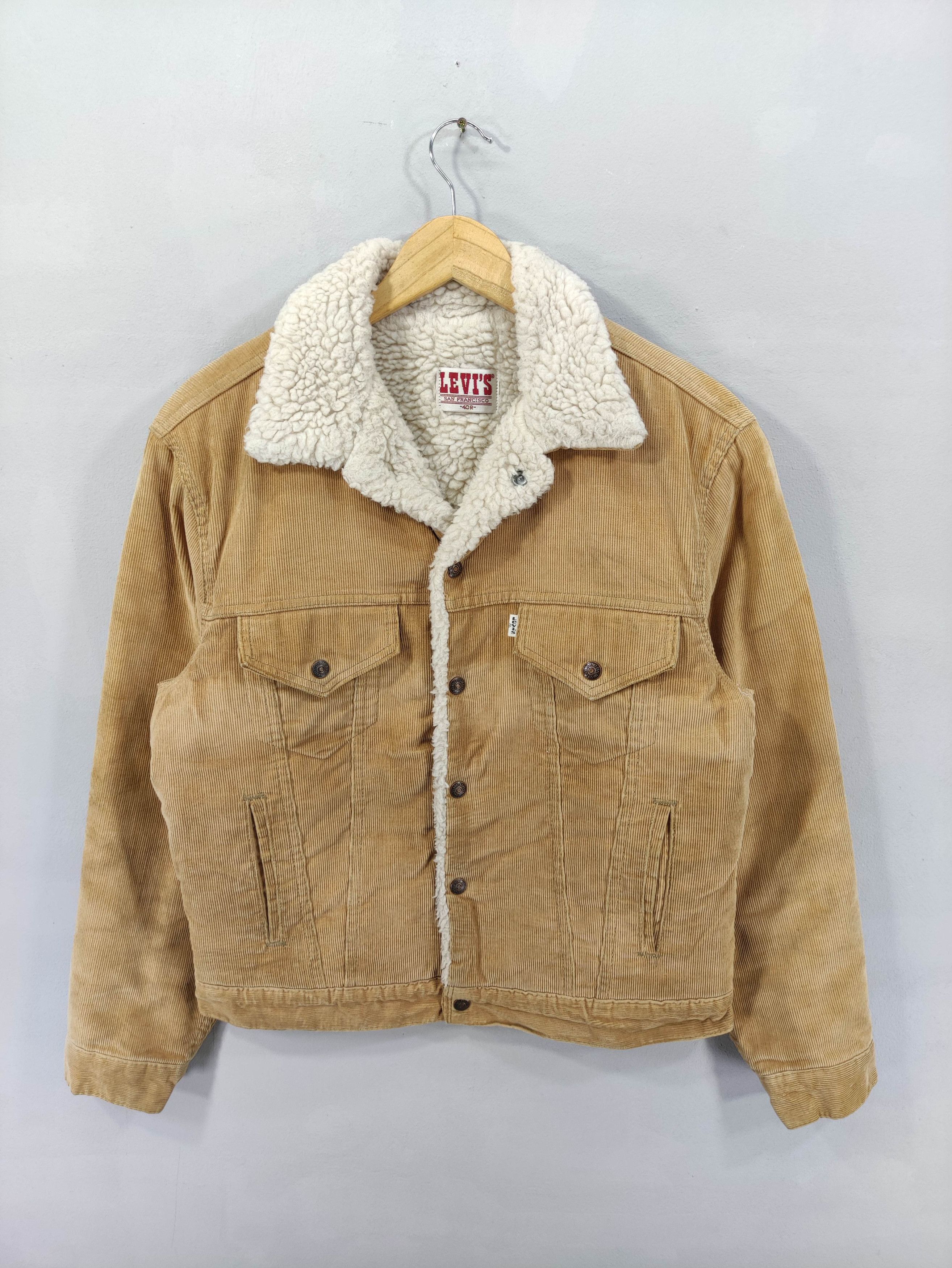 Levi's Vintage Levi's Trucker Jacket Corduroy Lining Sherpa Size US M / EU 48-50 / 2 - 1 Thumbnail