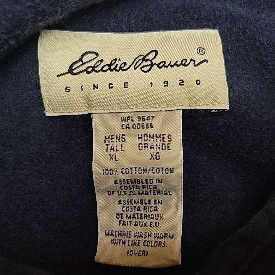 Eddie Bauer VINTAGE Eddie Bauer Shirt Mens XL Blue Chamois Outdoors Flannel USA Fabric Button-Up Casual Size US XL / EU 56 / 4 - 3 Thumbnail
