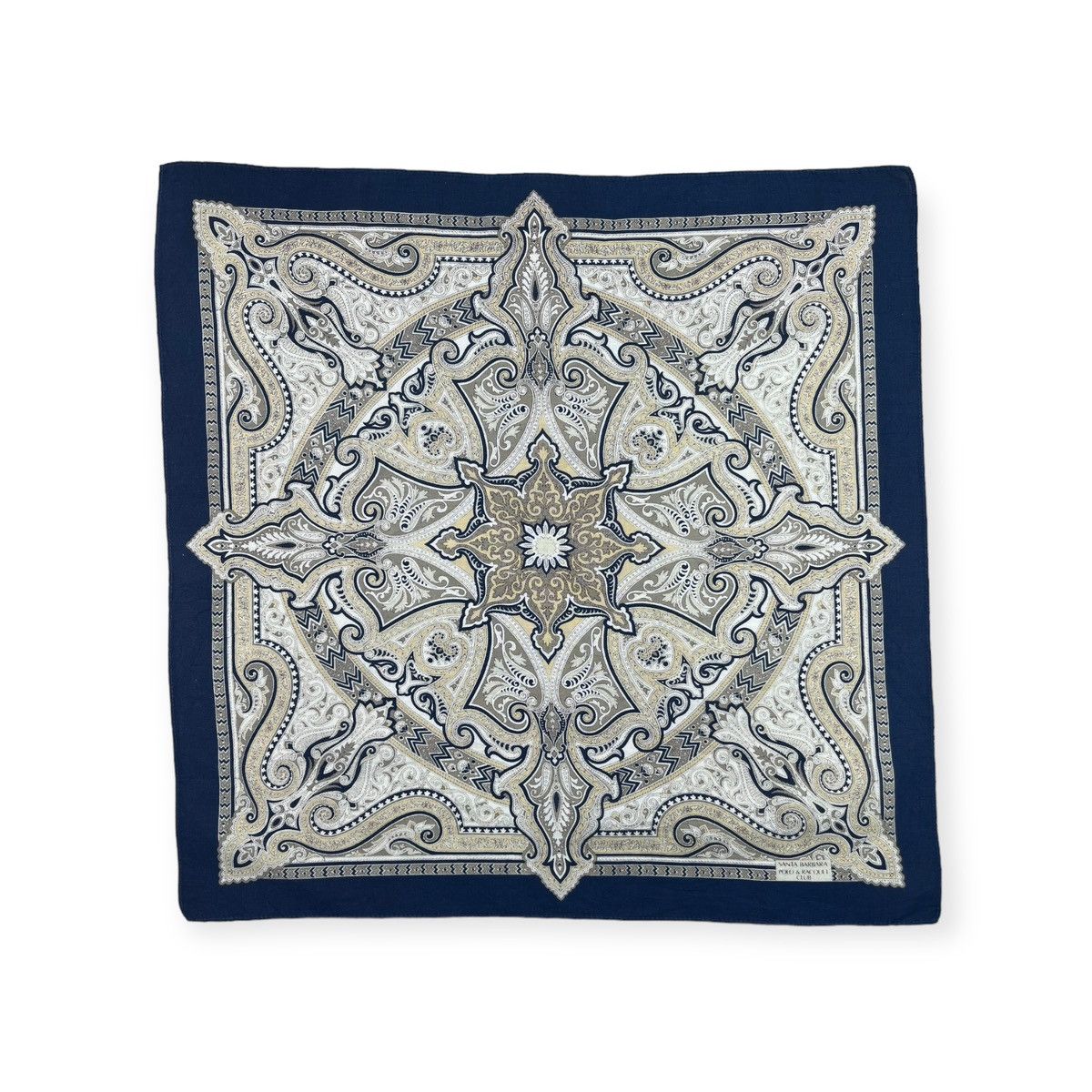 Beverly Hills Polo Club Santa Barbara Handkerchief Neckerchief Bandana Pocketsquare Size ONE SIZE - 1 Thumbnail