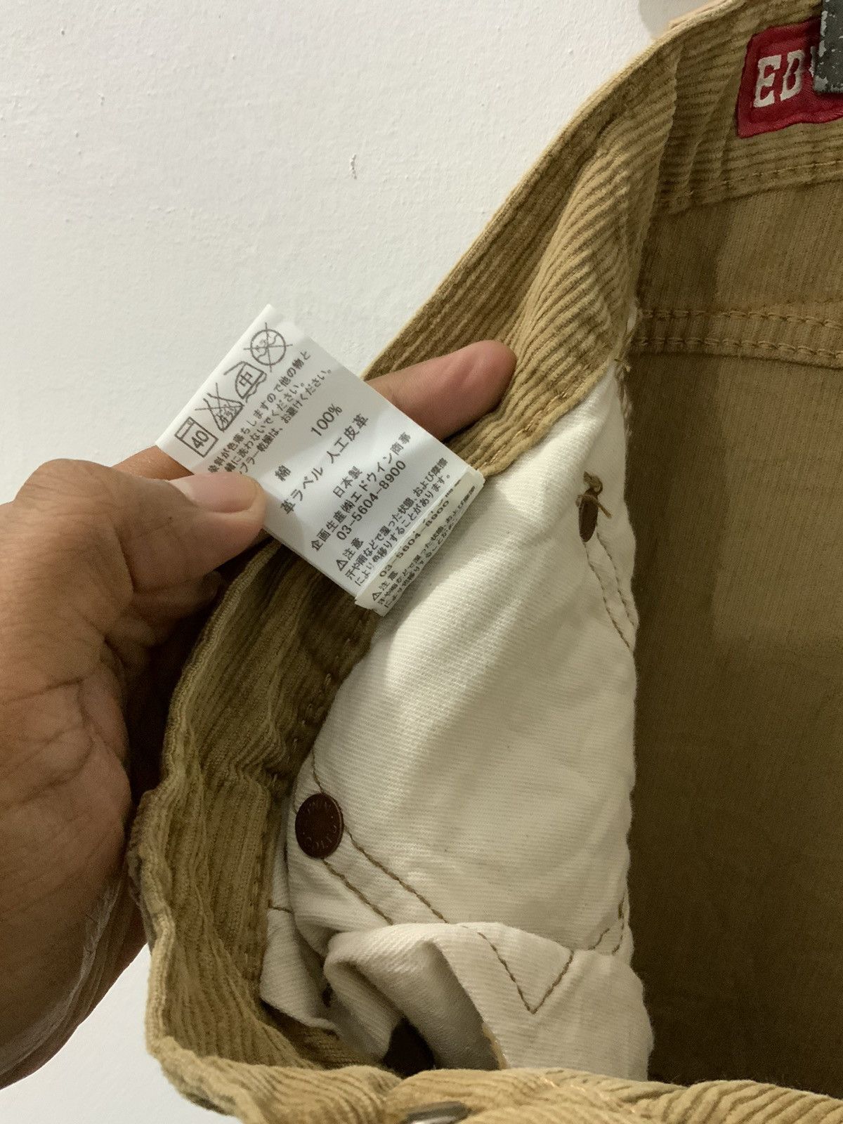 Denime Edwin 5052RV Japan Corduroi Jean Size US 30 / EU 46 - 23 Thumbnail