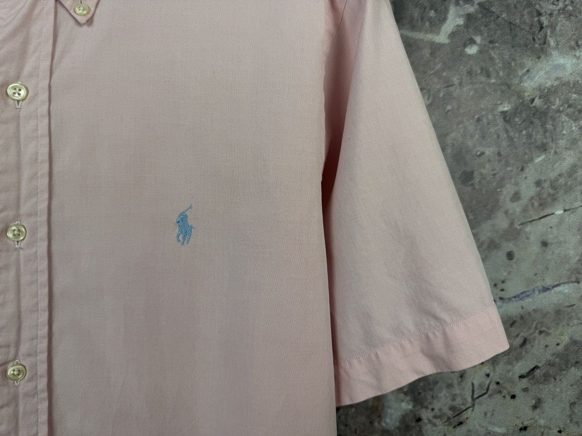 Polo Ralph Lauren Polo Ralph Lauren Pink Oxford Shirt Pony Logo Custom Fit Size US XL / EU 56 / 4 - 5 Thumbnail
