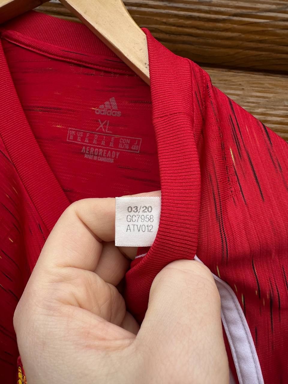 Adidas Manchester United 2020-2021 Home Soccer Jersey Football Size US XL / EU 56 / 4 - 6 Thumbnail
