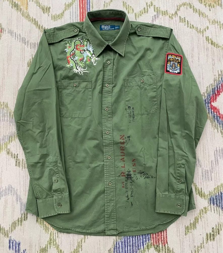 RRL Ralph Lauren Ralph Lauren Mountain Shirt with Embroidery Size US M / EU 48-50 / 2 - 1 Thumbnail