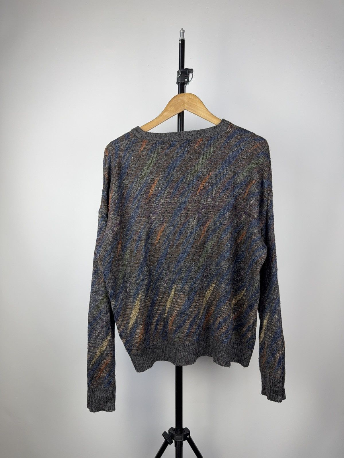 Japanese Brand × Vintage Vintage 90s Y2K Japanese Style Avant Garde Sweater Knitwear Size US L / EU 52-54 / 3 - 6 Thumbnail