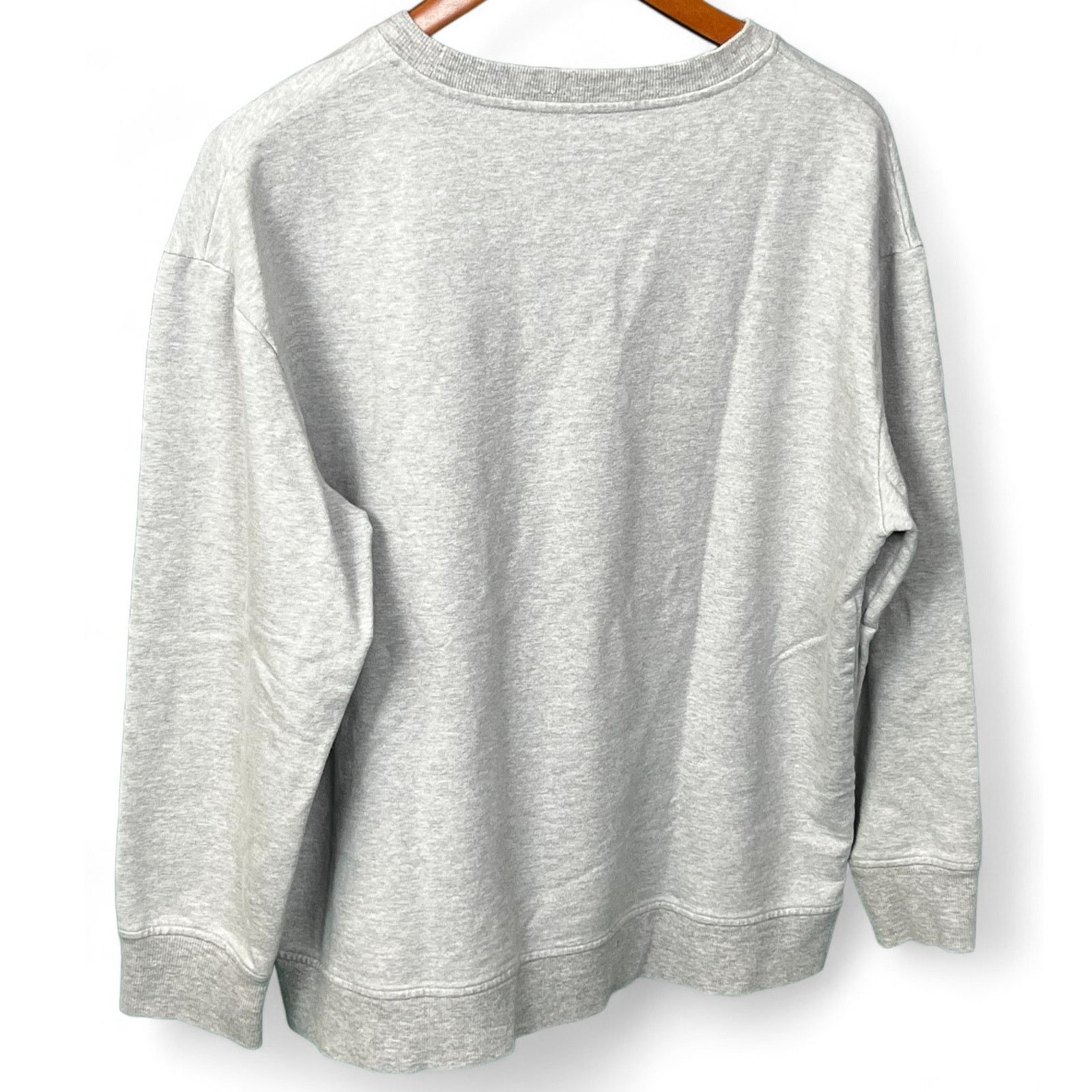 Jason Wu Jason Wu Men's Medium Gray Crewneck Sweatshirt Smiley Heart Size US M / EU 48-50 / 2 - 3 Thumbnail