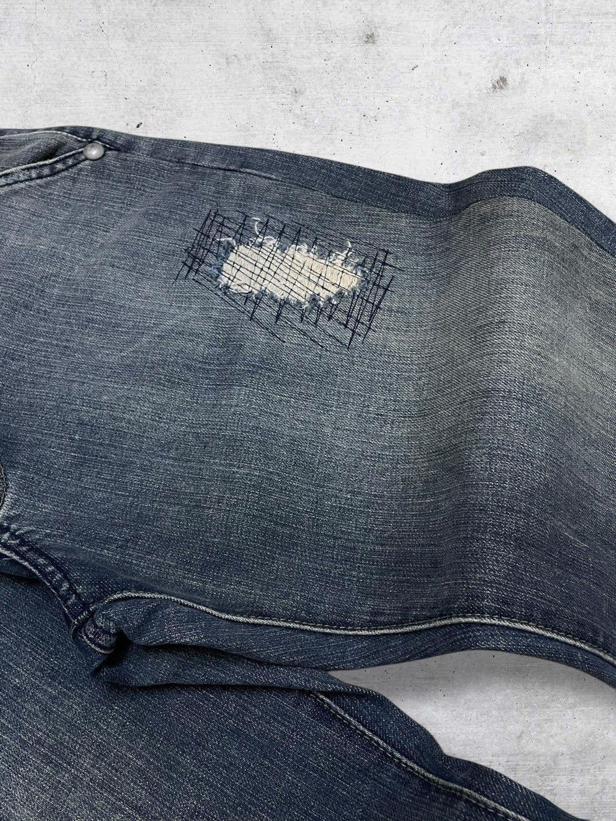 Hysteric Glamour RUSH HOUR 90S JAPAN DESIGNER DISTRESSED FLARED ICONIC DENIM Size US 32 / EU 48 - 9 Thumbnail