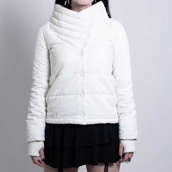 Lip Service Lip Service Asymmetric Alien Puffer Jacket Size S / US 4 / IT 40 - 3 Thumbnail