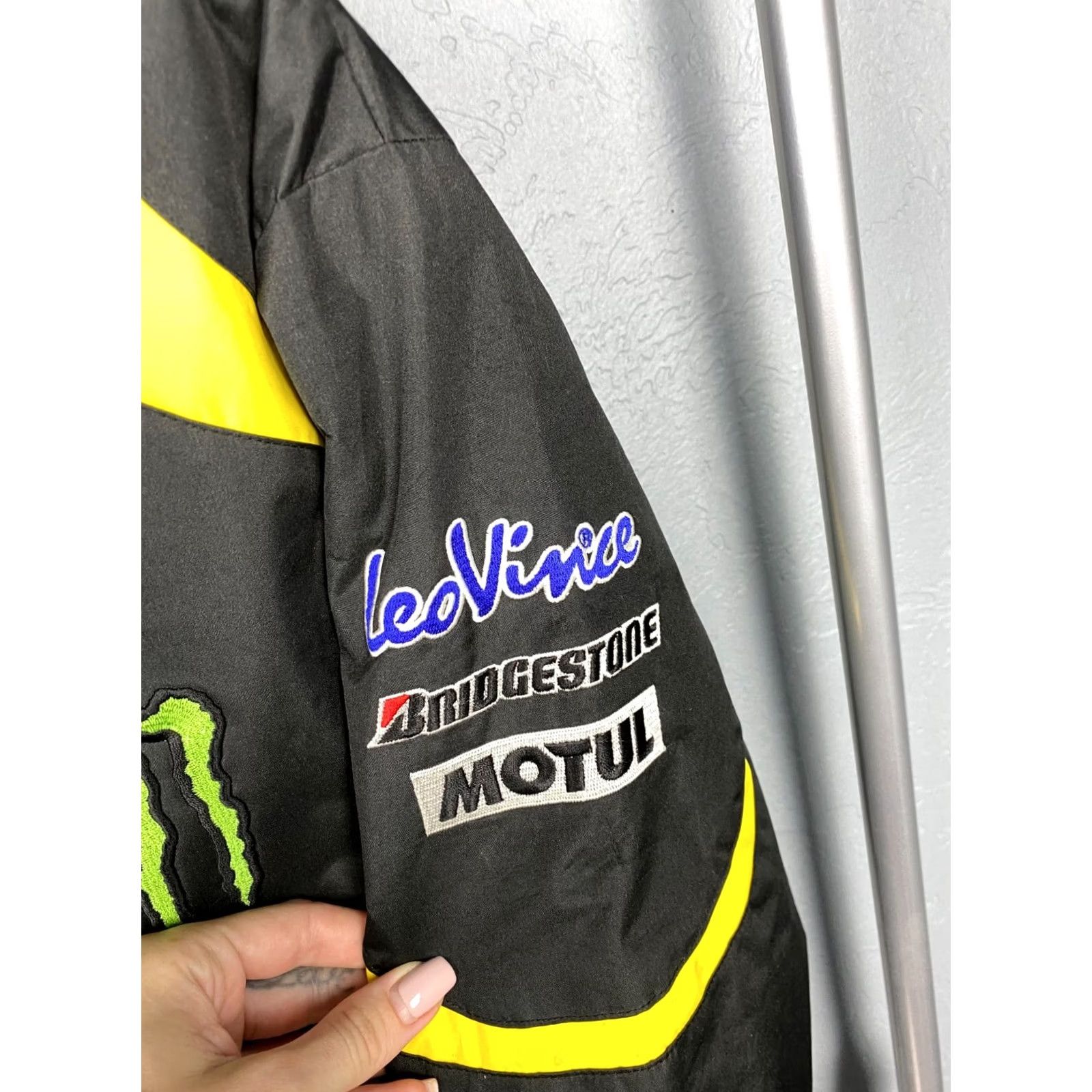 Vintage Monster Racing Vintage Mens Jacket M Black Nike? Size US M / EU 48-50 / 2 - 3 Thumbnail
