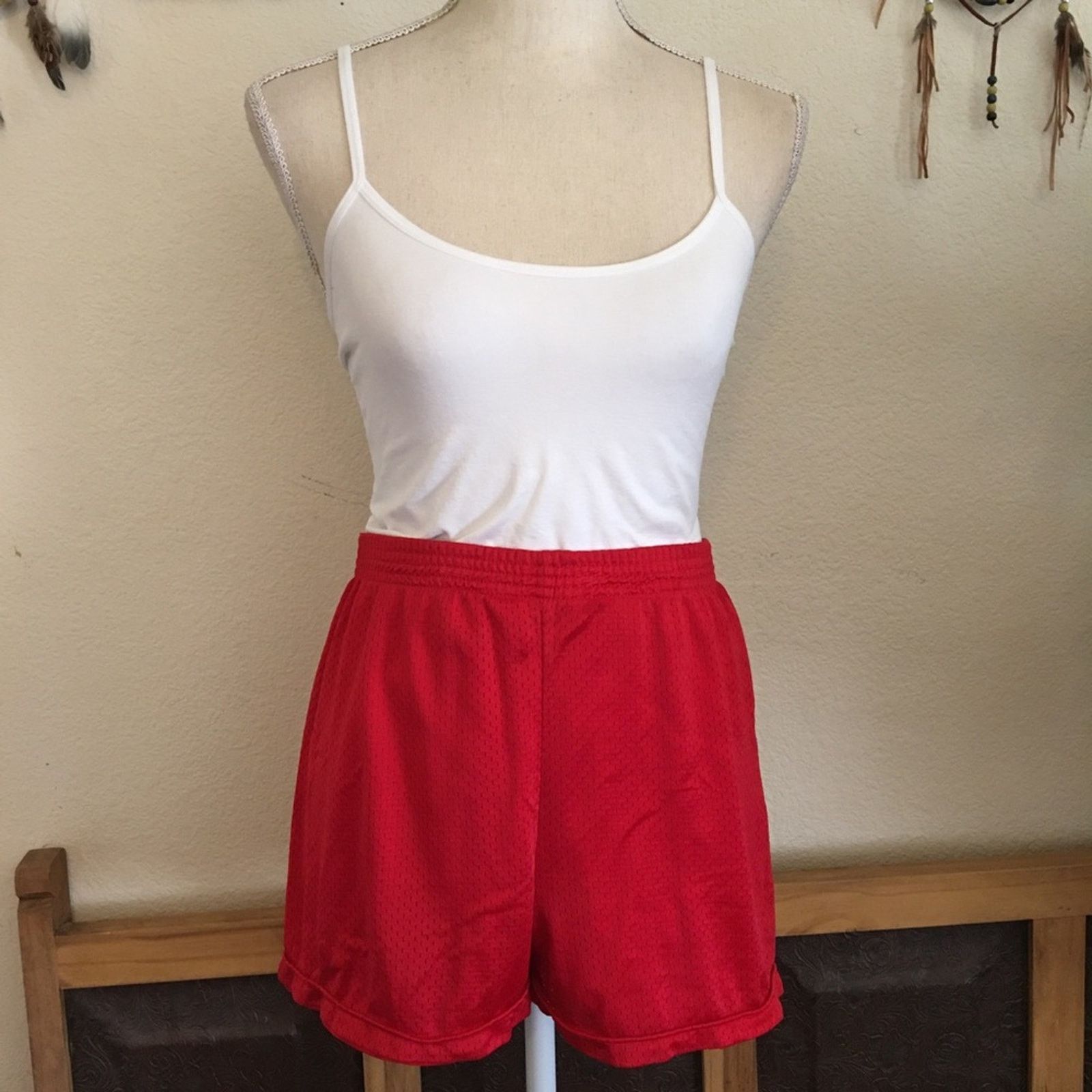 Athletic Works Athletic Works red mesh workout casual shorts Size 29" - 1 Thumbnail