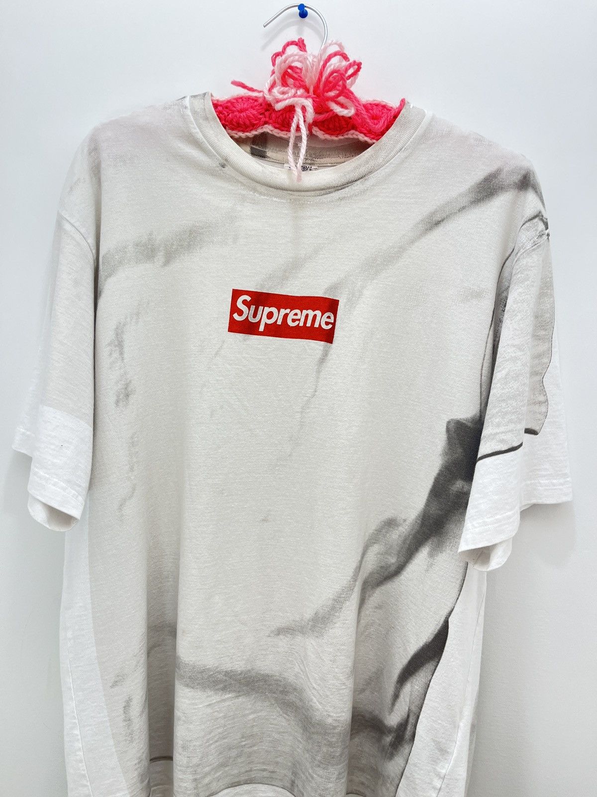 Maison Margiela × Supreme Supreme x Maison Margiela MM6 Box Logo Tee White M Size US M / EU 48-50 / 2 - 3 Thumbnail