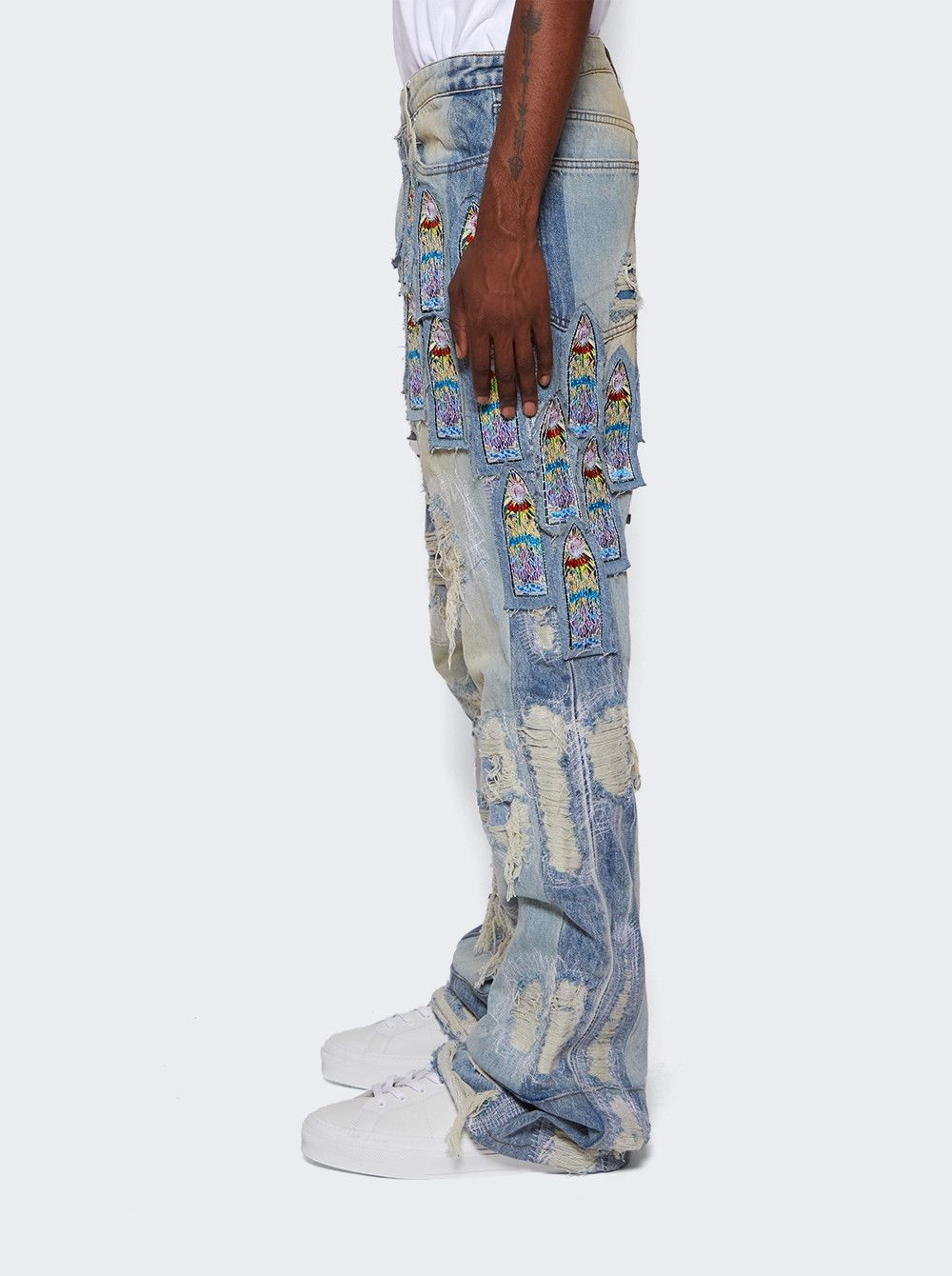 Who Decides War o1gr1nt0525 Coliseum Fusion Denim in Sky Size US 26 / EU 42 - 4 Thumbnail