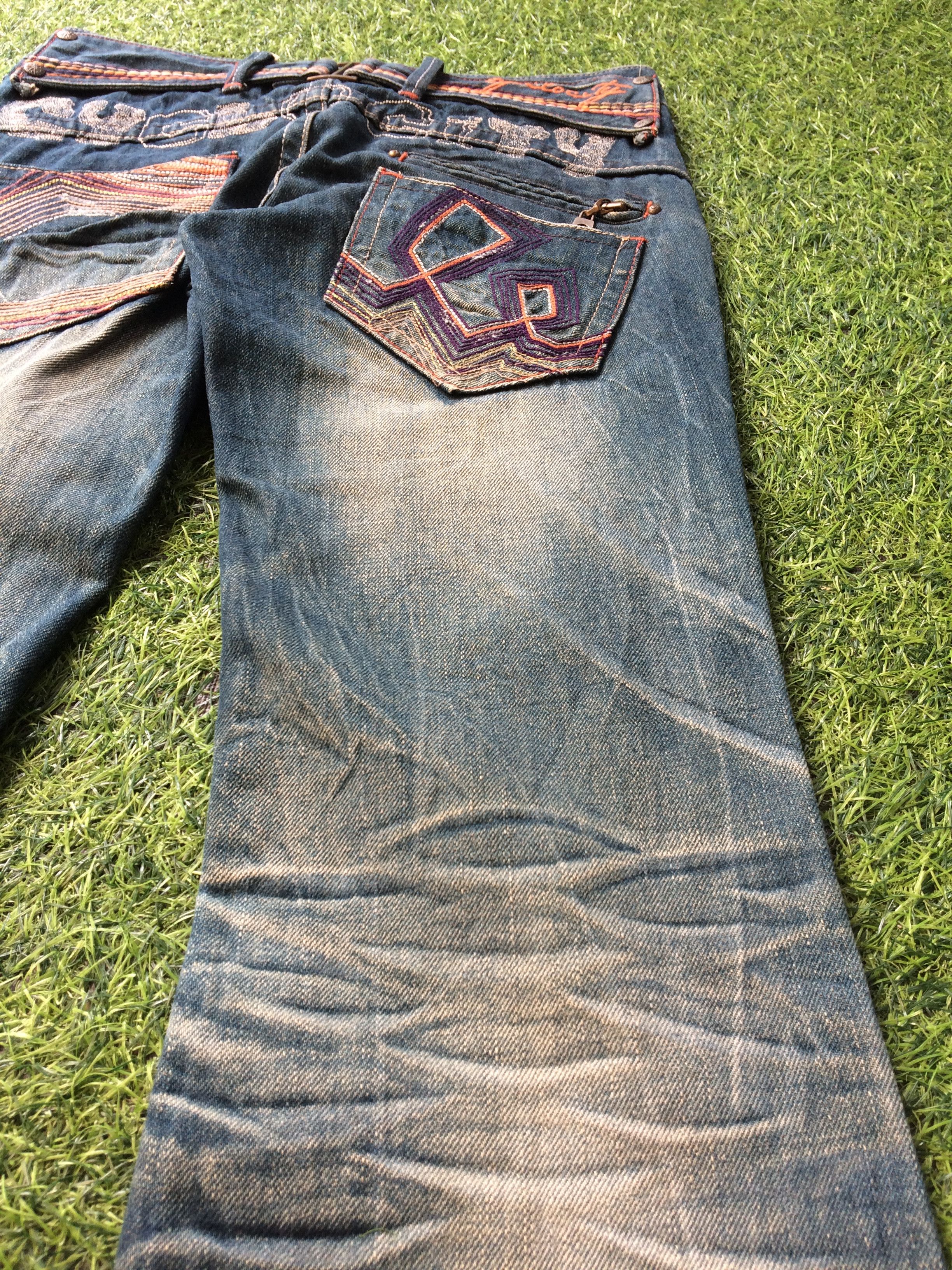 Distressed Bell Bottom Flare Jeans #D-494