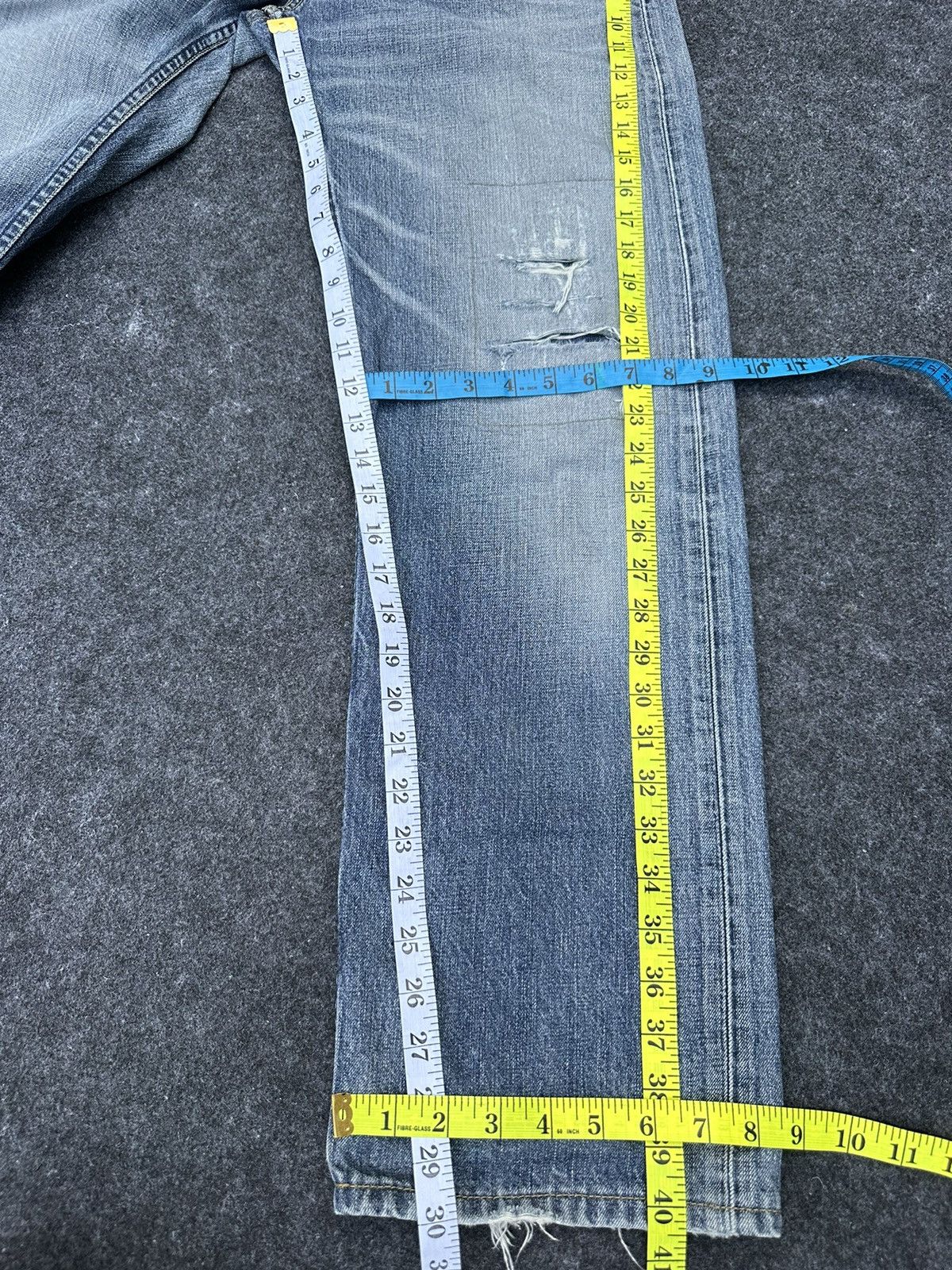 Levi's Vintage Levi’s 503 Japan Distressed Denim 30x30 D14 Size US 30 / EU 46 - 10 Thumbnail