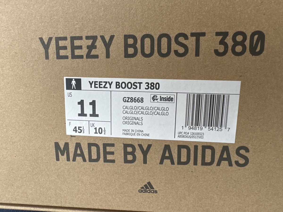 Adidas × Kanye West × Yeezy Yeezy Boost 380 Calcite Glow Size US 11 / EU 44 - 8 Thumbnail