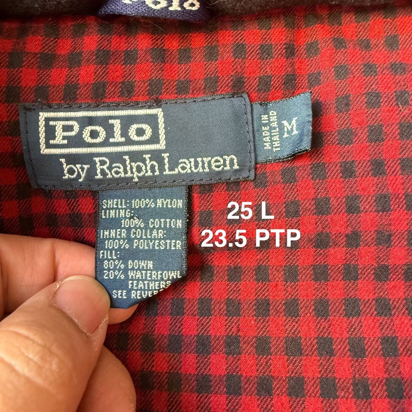 Polo Ralph Lauren Vintage Polo Ralph Lauren Down Vest M Red Full Zip Puffer Size US M / EU 48-50 / 2 - 7 Thumbnail