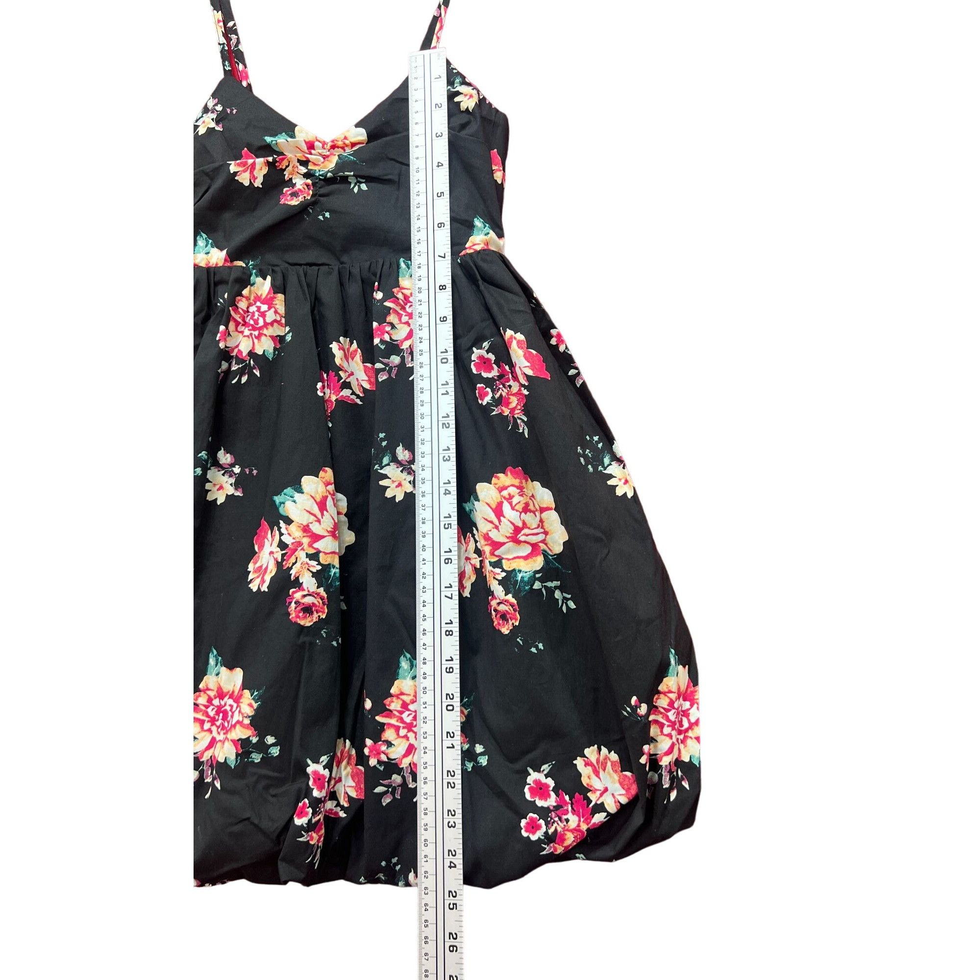 rue21 Rue 21 - Women's Floral Mini Dress - Black - Extra Small Size XS / US 0-2 / IT 36-38 - 8 Thumbnail