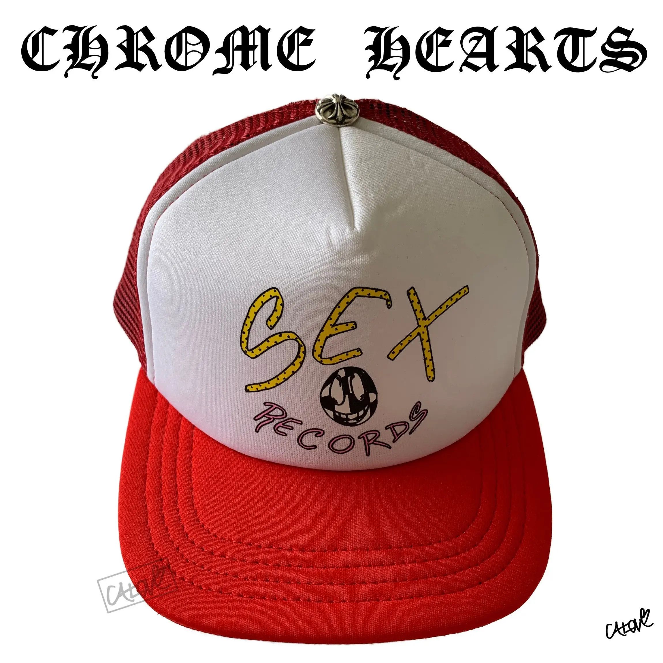 CHROME Trucker Cap King Taco CH Scroll CH KING TACO TRUCKER HAT