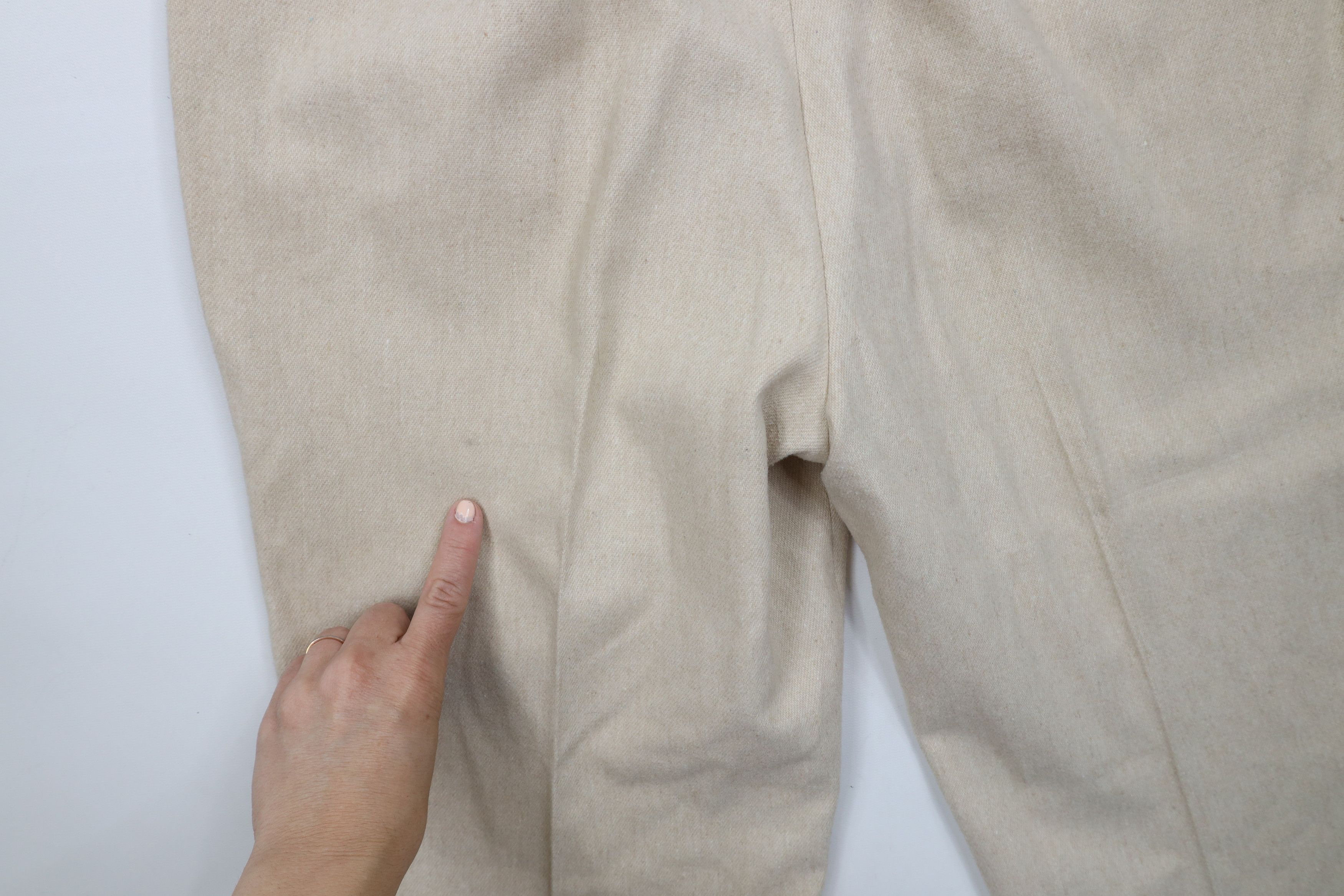 Vintage Vintage 60s Streetwear Wool Tweed Wide Leg Chino Pants USA Size US 34 / EU 50 - 15 Thumbnail