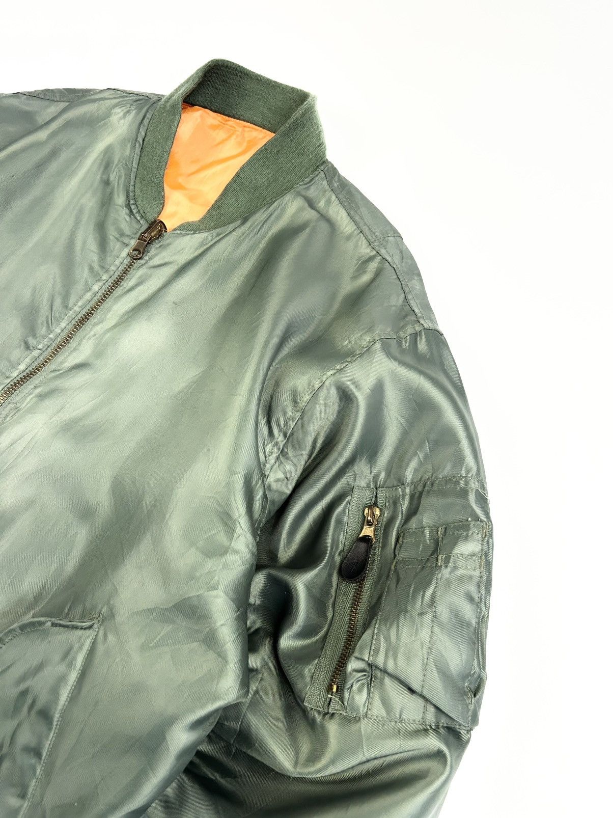 Japanese Brand Vintage Bomber Jacket MA-1 Military Japanese style Size US L / EU 52-54 / 3 - 10 Thumbnail