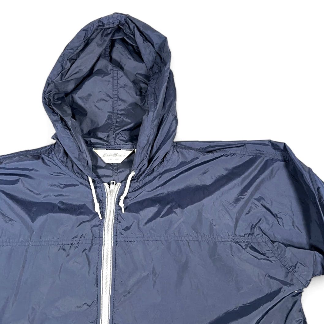 Eddie Bauer Eddie Bauer Jacket Adult XL Blue Hooded Windbreaker Outdoor Softshell Windbreaker Size US XL / EU 56 / 4 - 2 Thumbnail